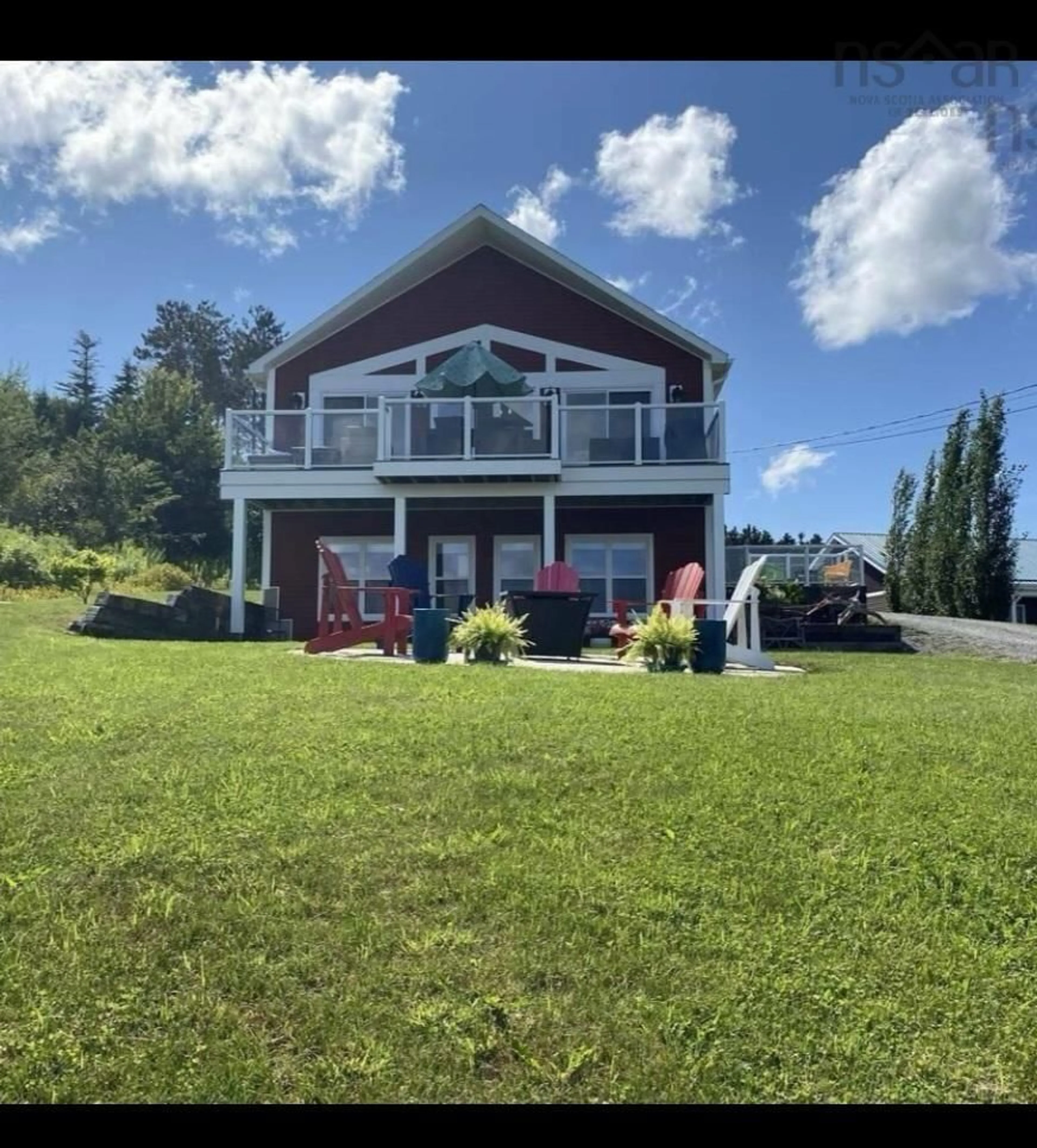 A pic from outside/outdoor area/front of a property/back of a property/a pic from drone, water/lake/river/ocean view for 10471 Hwy 16, Guysborough Nova Scotia B0H 1N0