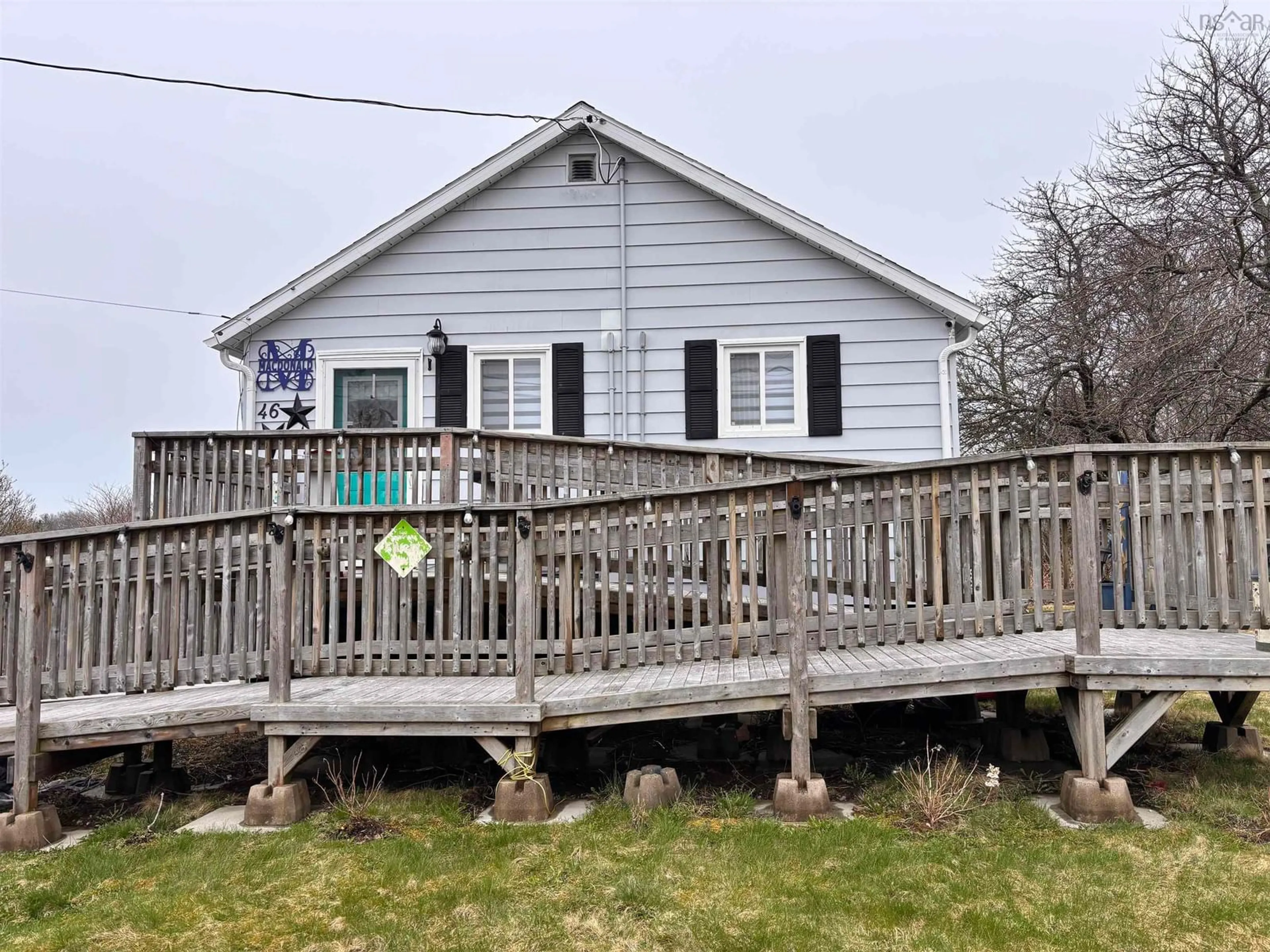 A pic from outside/outdoor area/front of a property/back of a property/a pic from drone, unknown for 46 Quarry Rd, Glace Bay Nova Scotia B1A 1G1