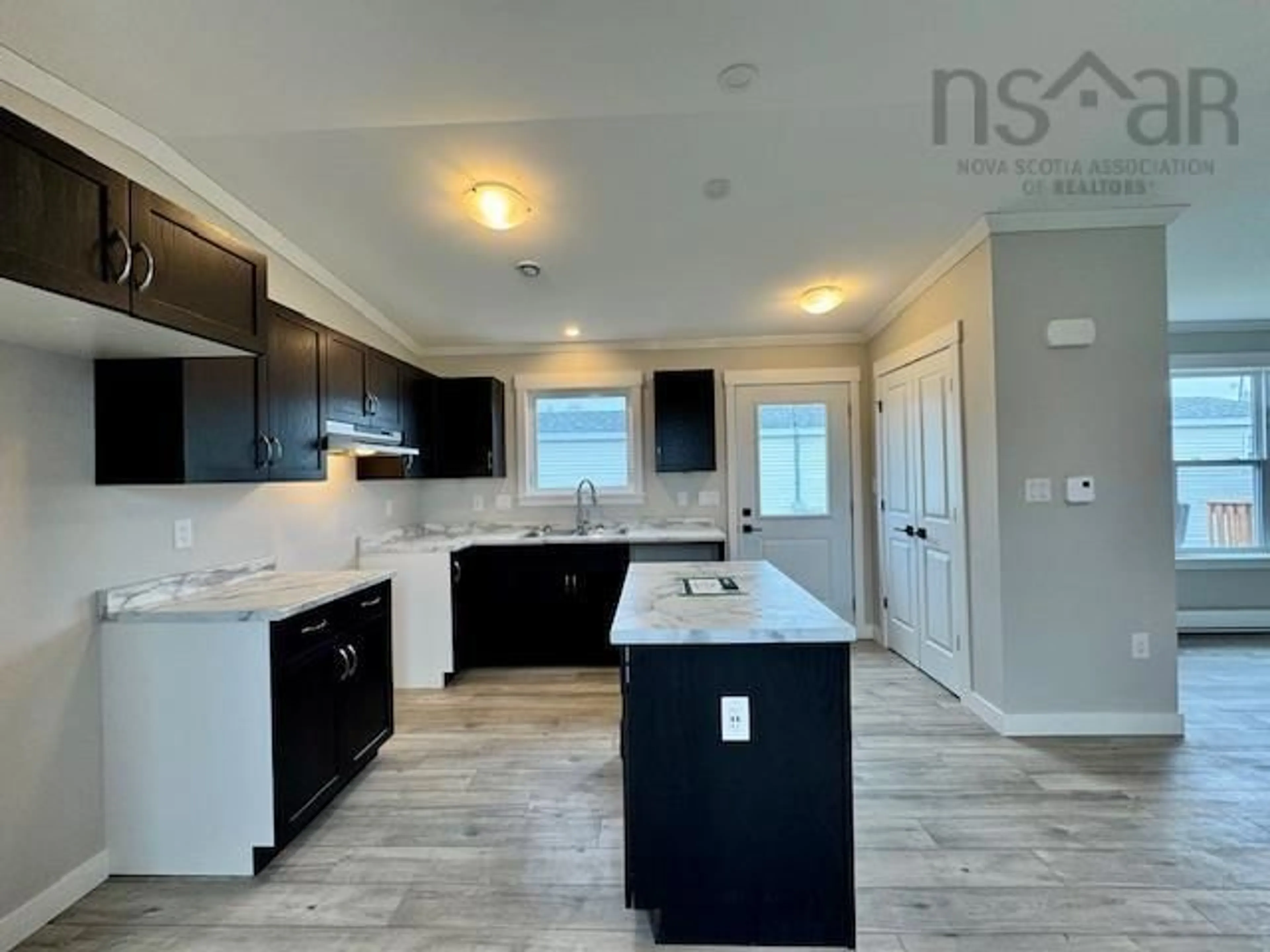 Open concept kitchen, ceramic/tile floor for 8 Christopher Ave, Mount Uniacke Nova Scotia B0N 1Z0