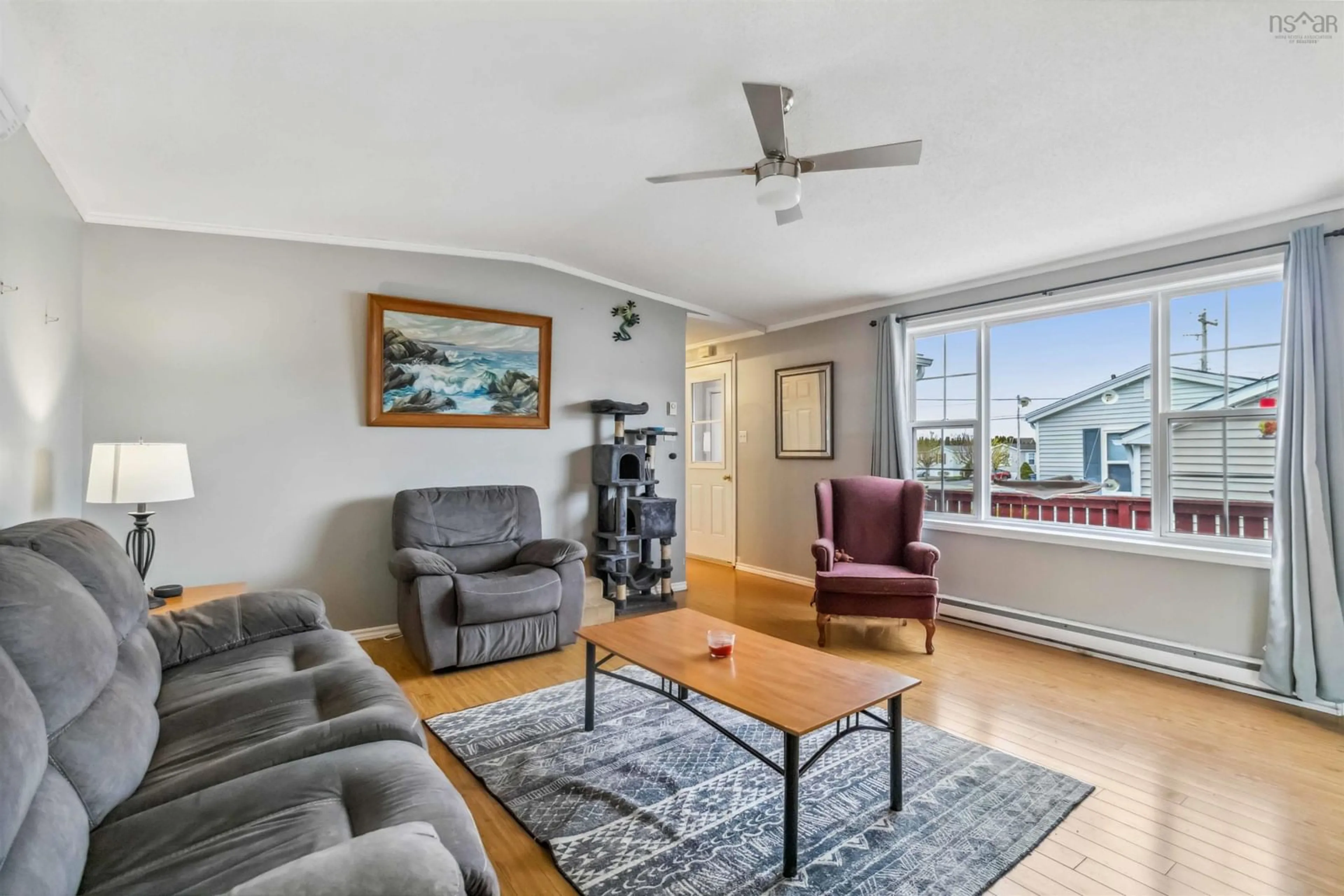 Living room with furniture, unknown for 86 Thomson Drive, Bridgewater Nova Scotia B4V 3X5