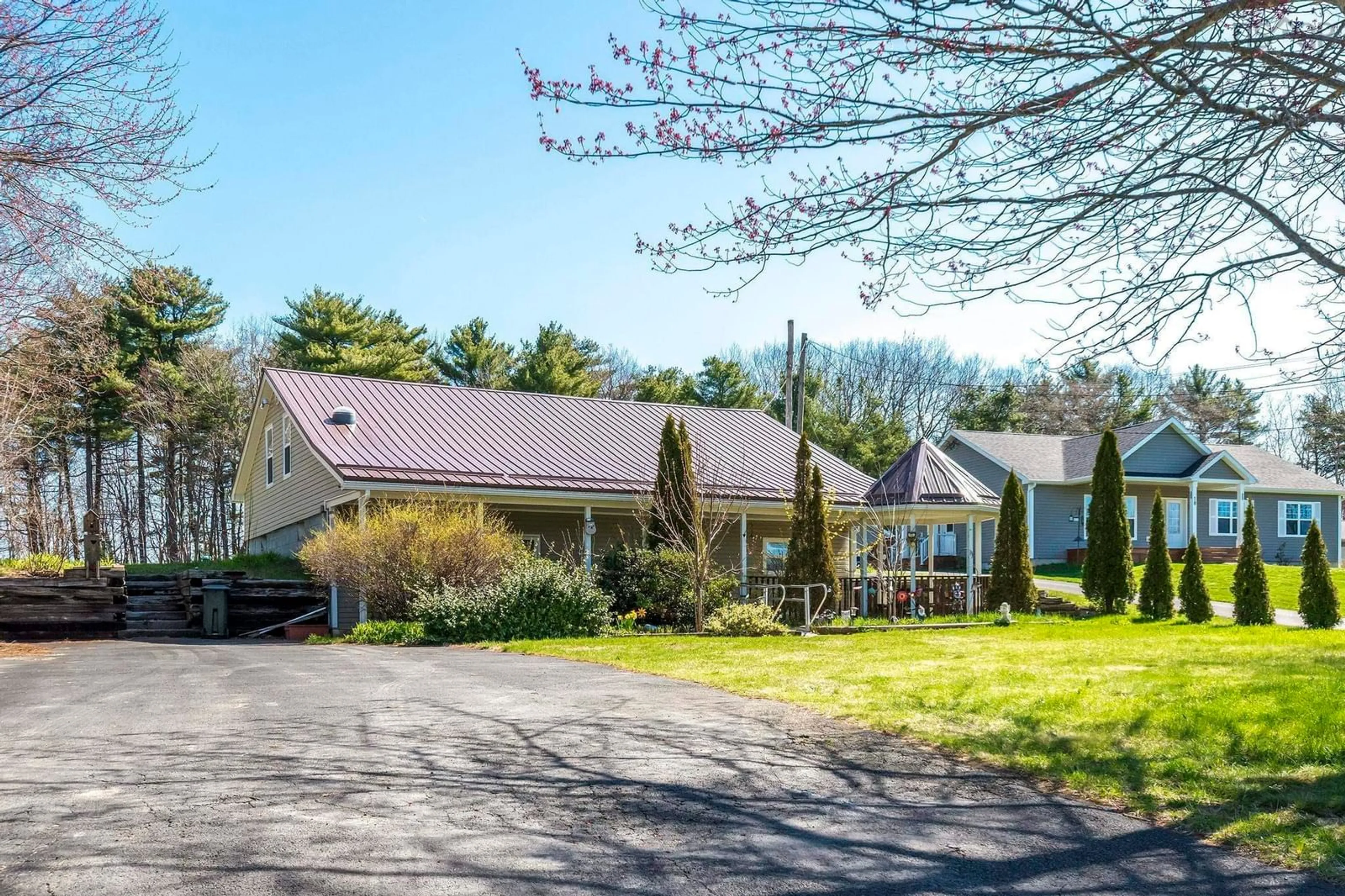 A pic from outside/outdoor area/front of a property/back of a property/a pic from drone, unknown for 24 Rainforth Rd, Windermere Nova Scotia B0P 1E0