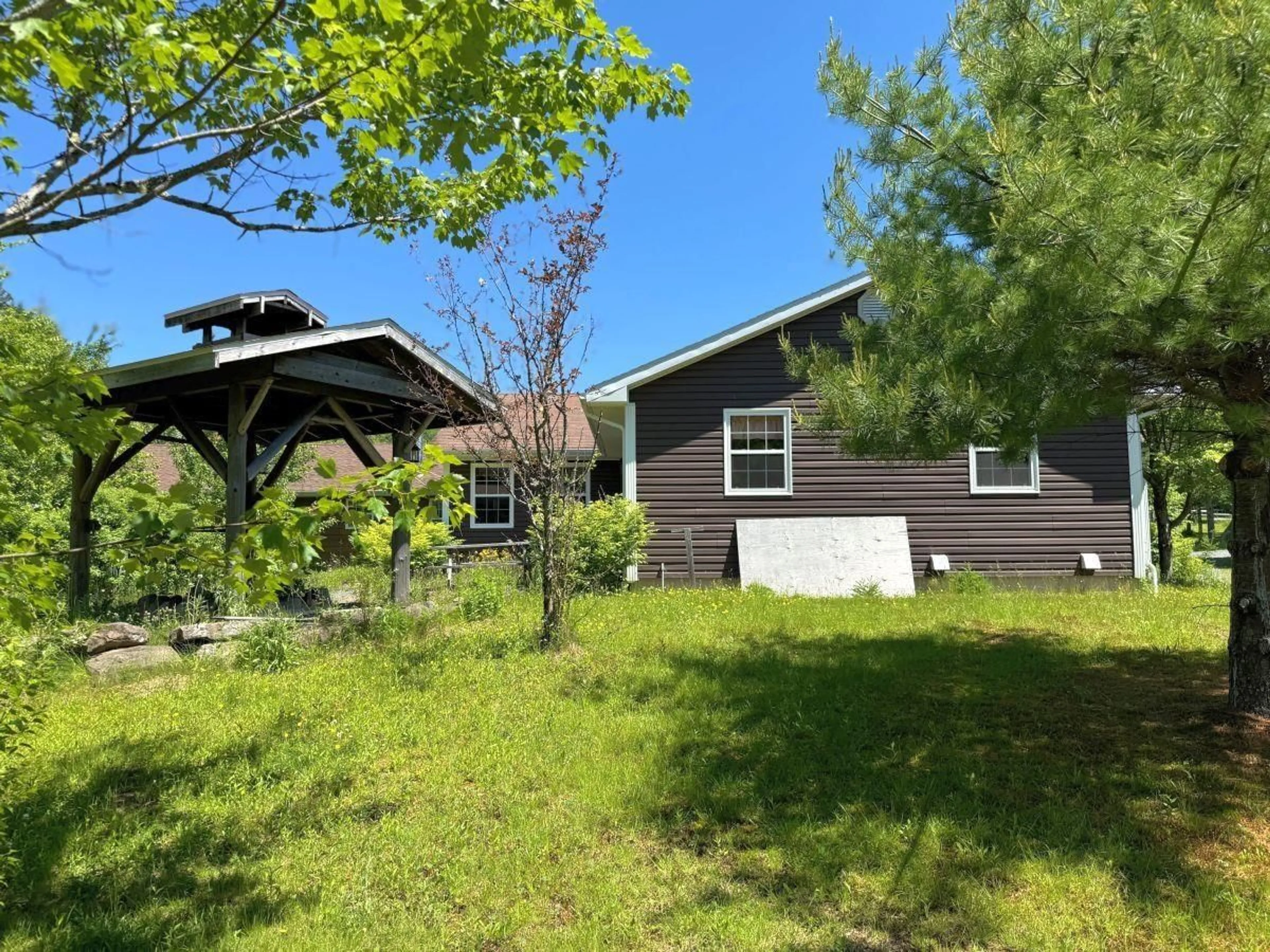 A pic from outside/outdoor area/front of a property/back of a property/a pic from drone, street for 74 Jack Daniels Lane, Juniper Mountain Nova Scotia B1K 0C2