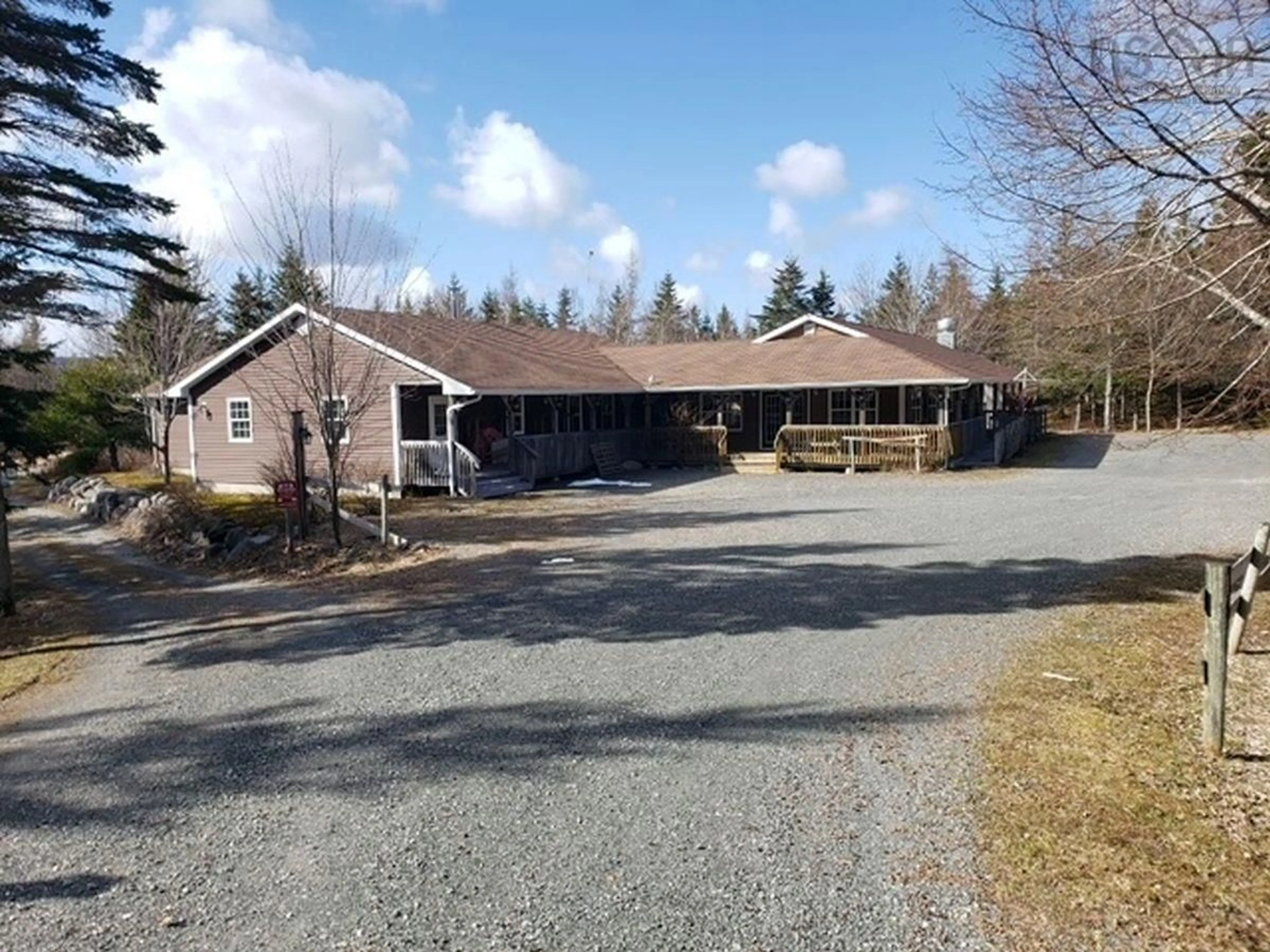 A pic from outside/outdoor area/front of a property/back of a property/a pic from drone, unknown for 74 Jack Daniels Lane, Juniper Mountain Nova Scotia B1K 0C2