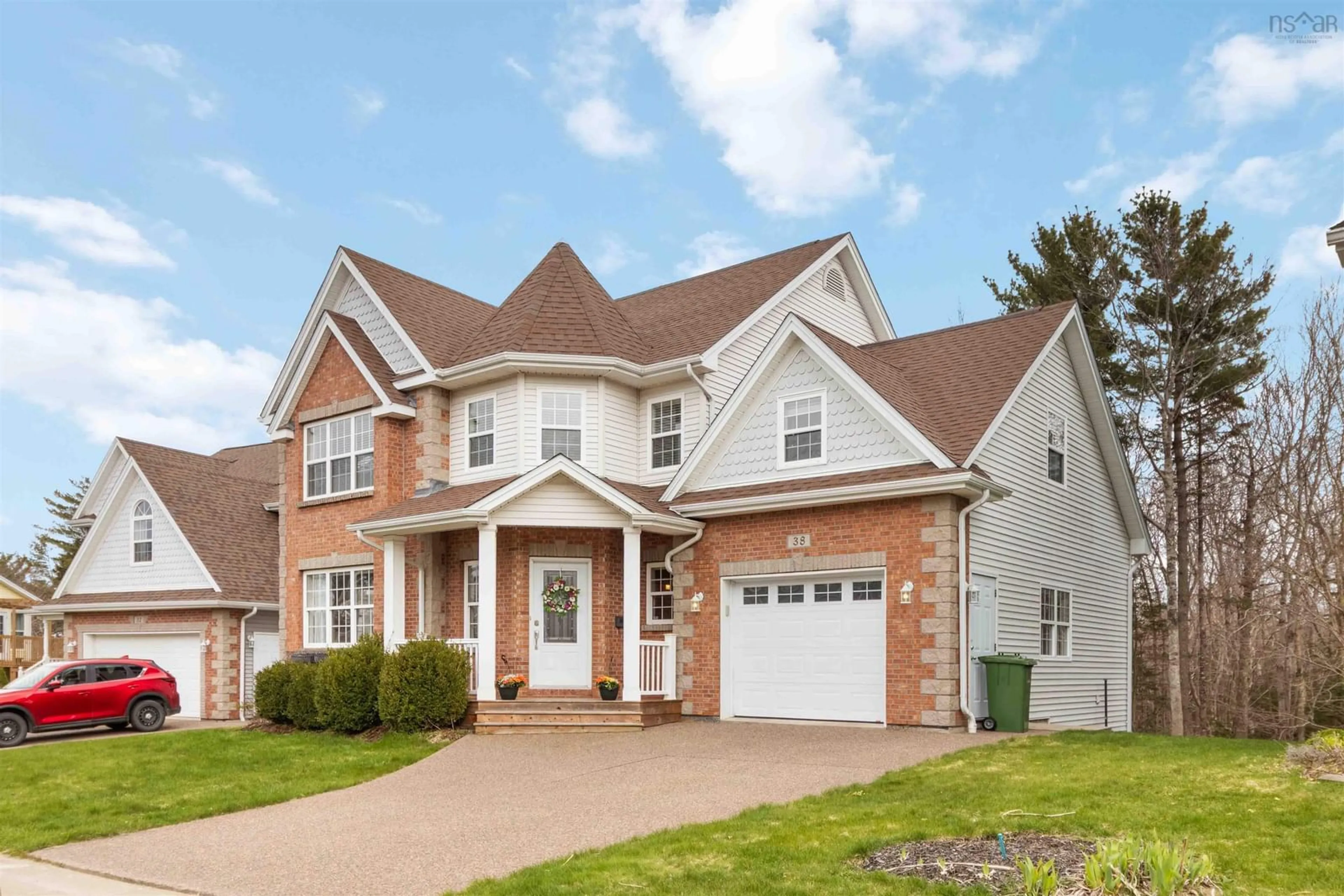 Home with brick exterior material, street for 38 Amirault Court, Halifax Nova Scotia B3M 4V7