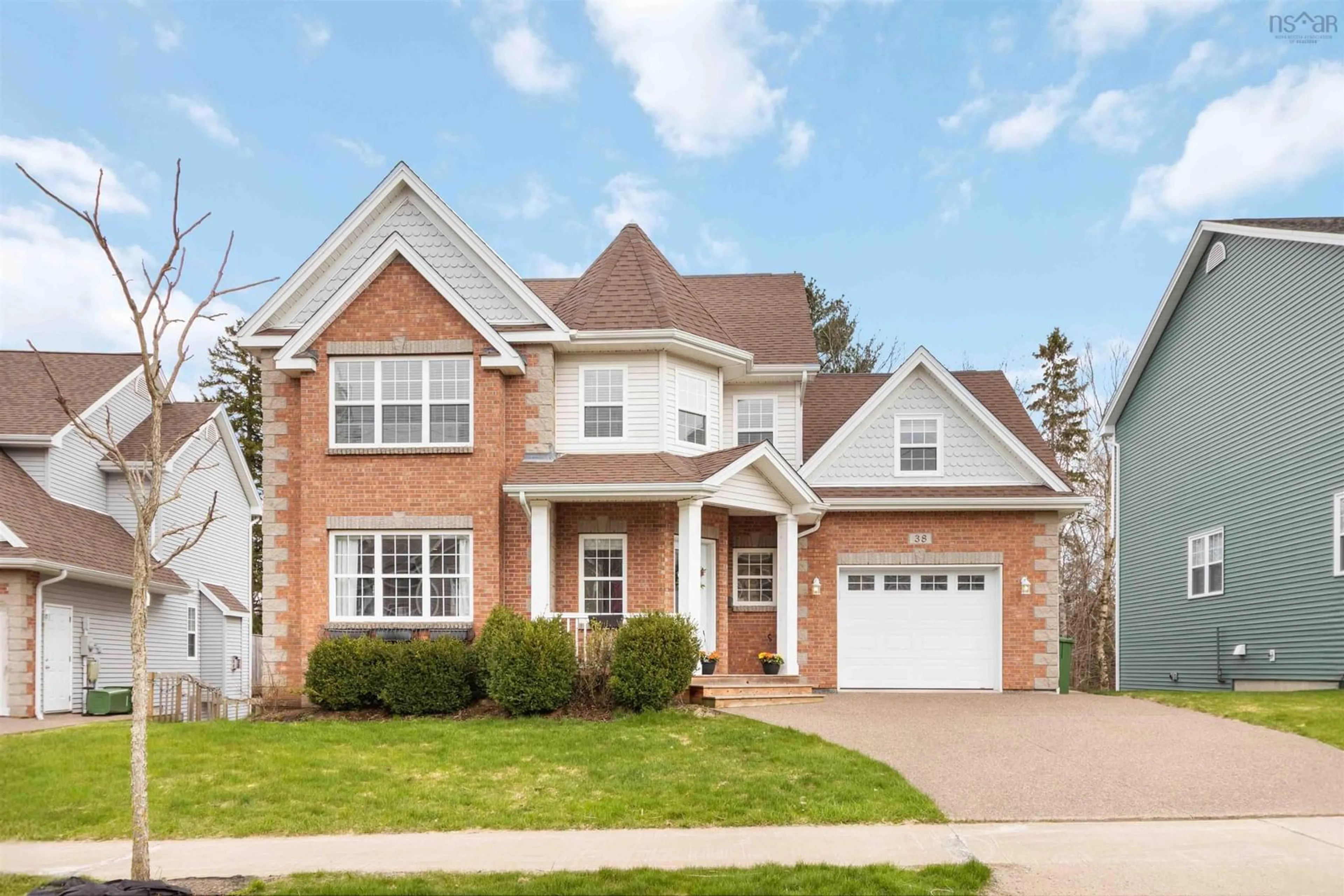 Home with brick exterior material, street for 38 Amirault Court, Halifax Nova Scotia B3M 4V7