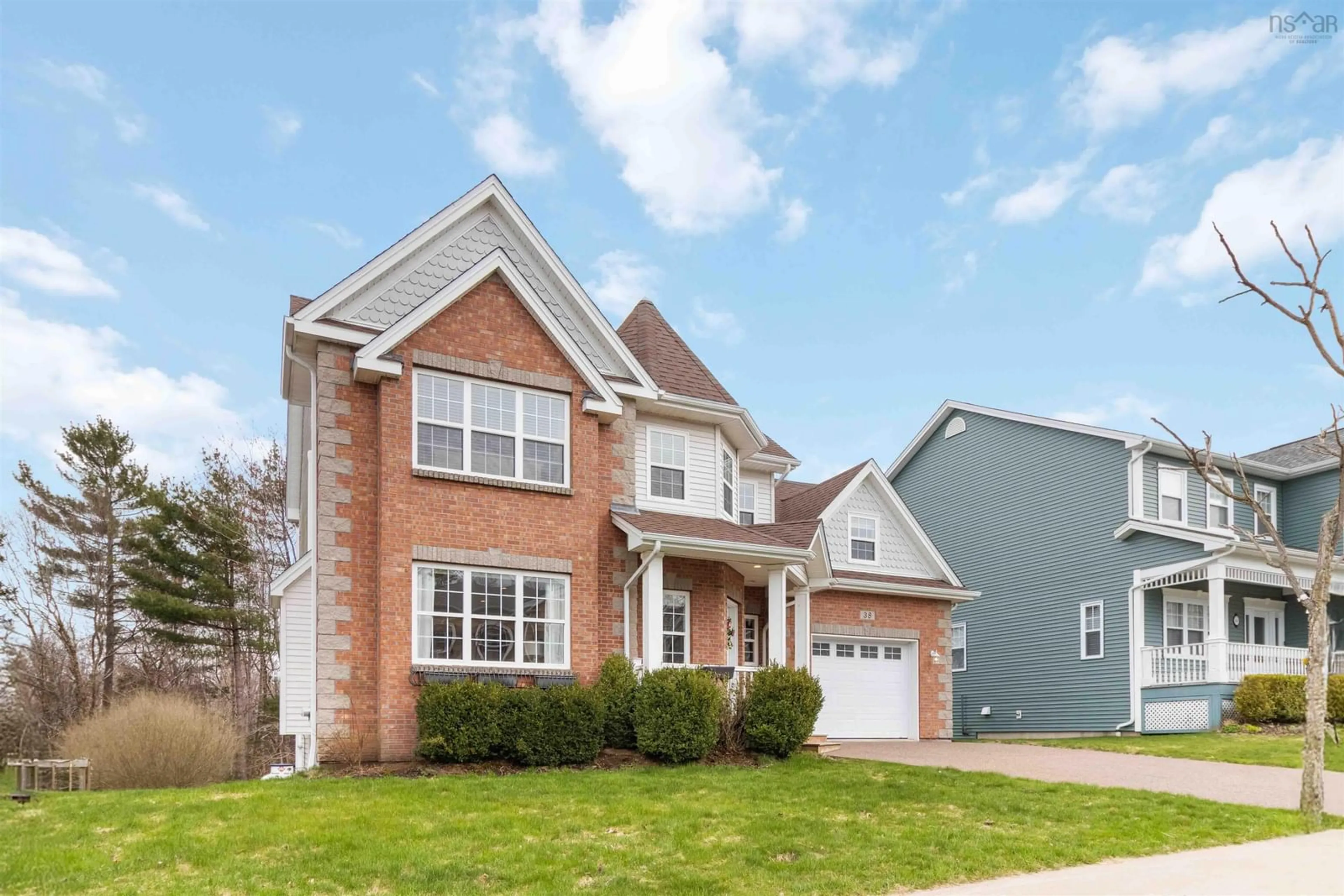 Home with brick exterior material, street for 38 Amirault Court, Halifax Nova Scotia B3M 4V7