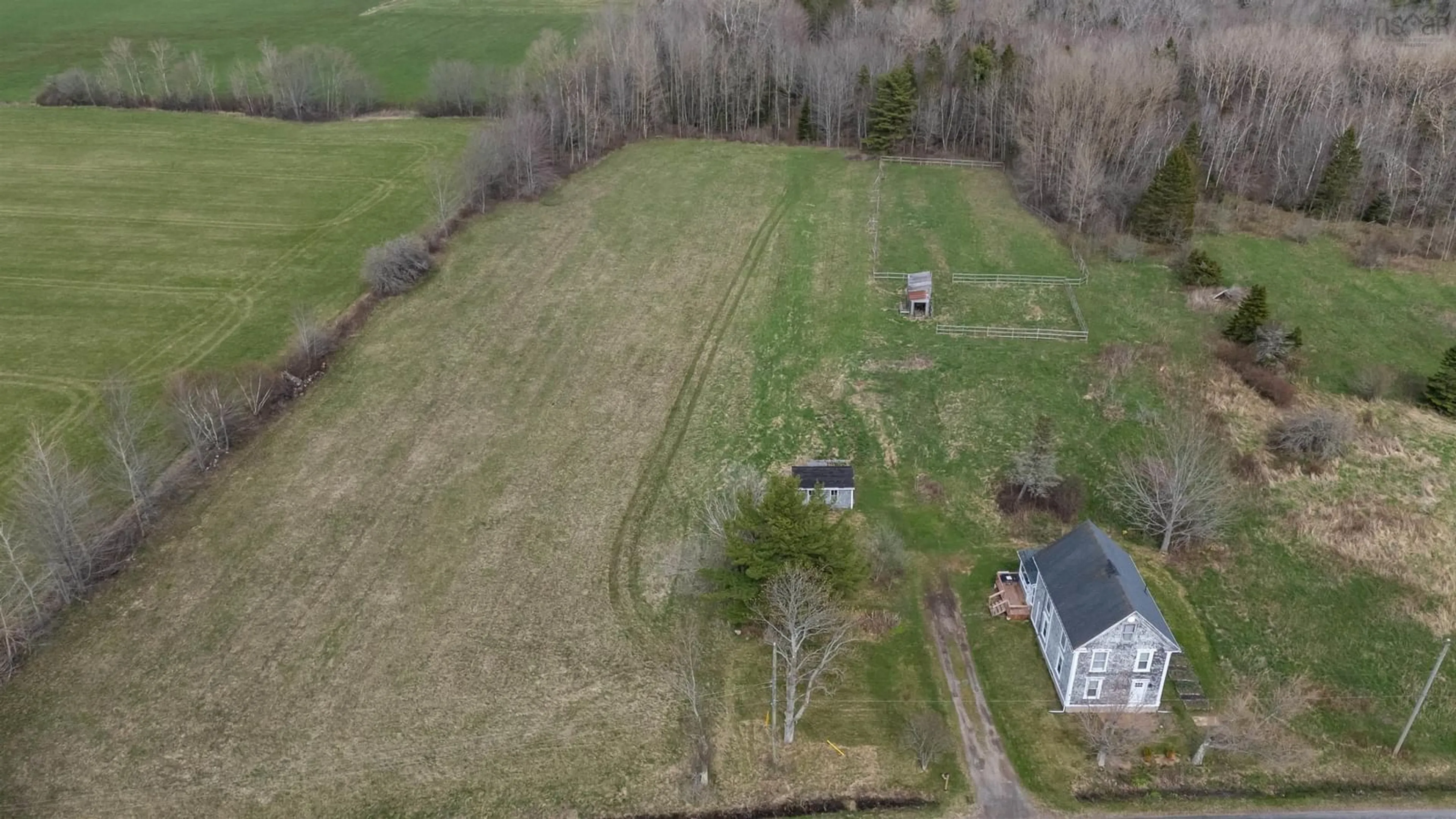 A pic from outside/outdoor area/front of a property/back of a property/a pic from drone, unknown for 622 Leonard Rd, Central Clarence Nova Scotia B0S 1R0
