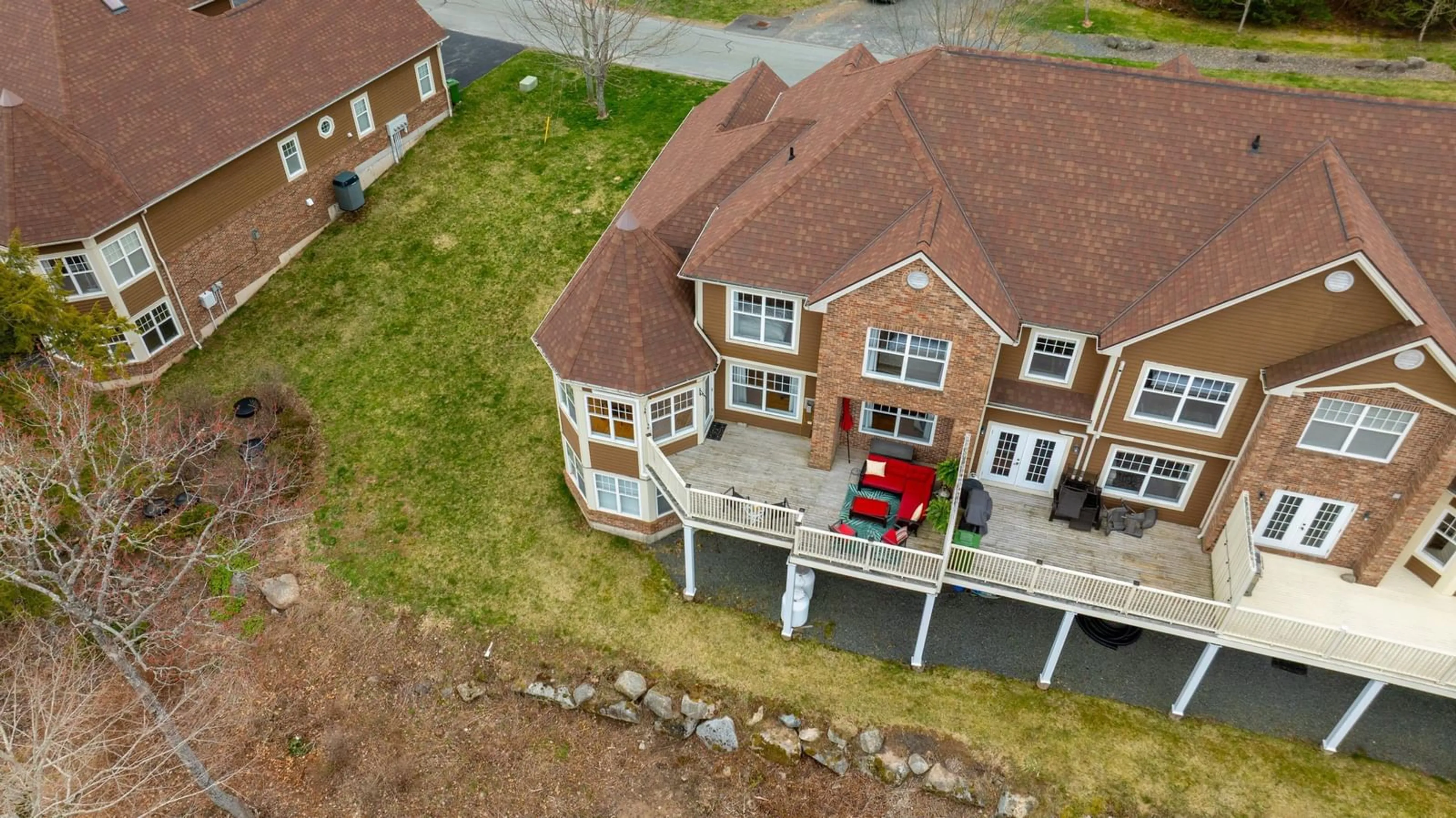 A pic from outside/outdoor area/front of a property/back of a property/a pic from drone, water/lake/river/ocean view for 86 Greenside Lane #4-D, Hammonds Plains Nova Scotia B4B 2A1