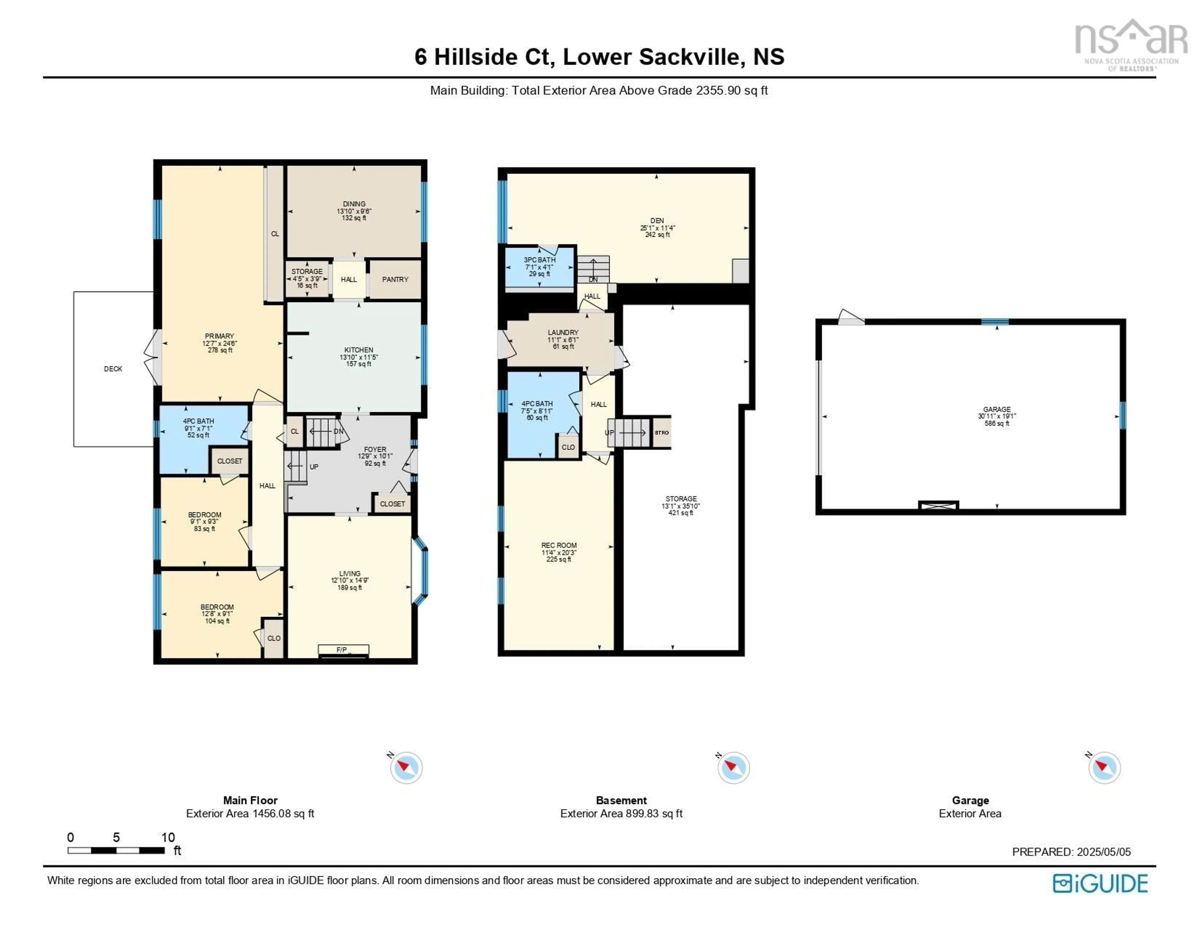 Floor plan for 6 Hillside Crt, Lower Sackville Nova Scotia B4E 1B2