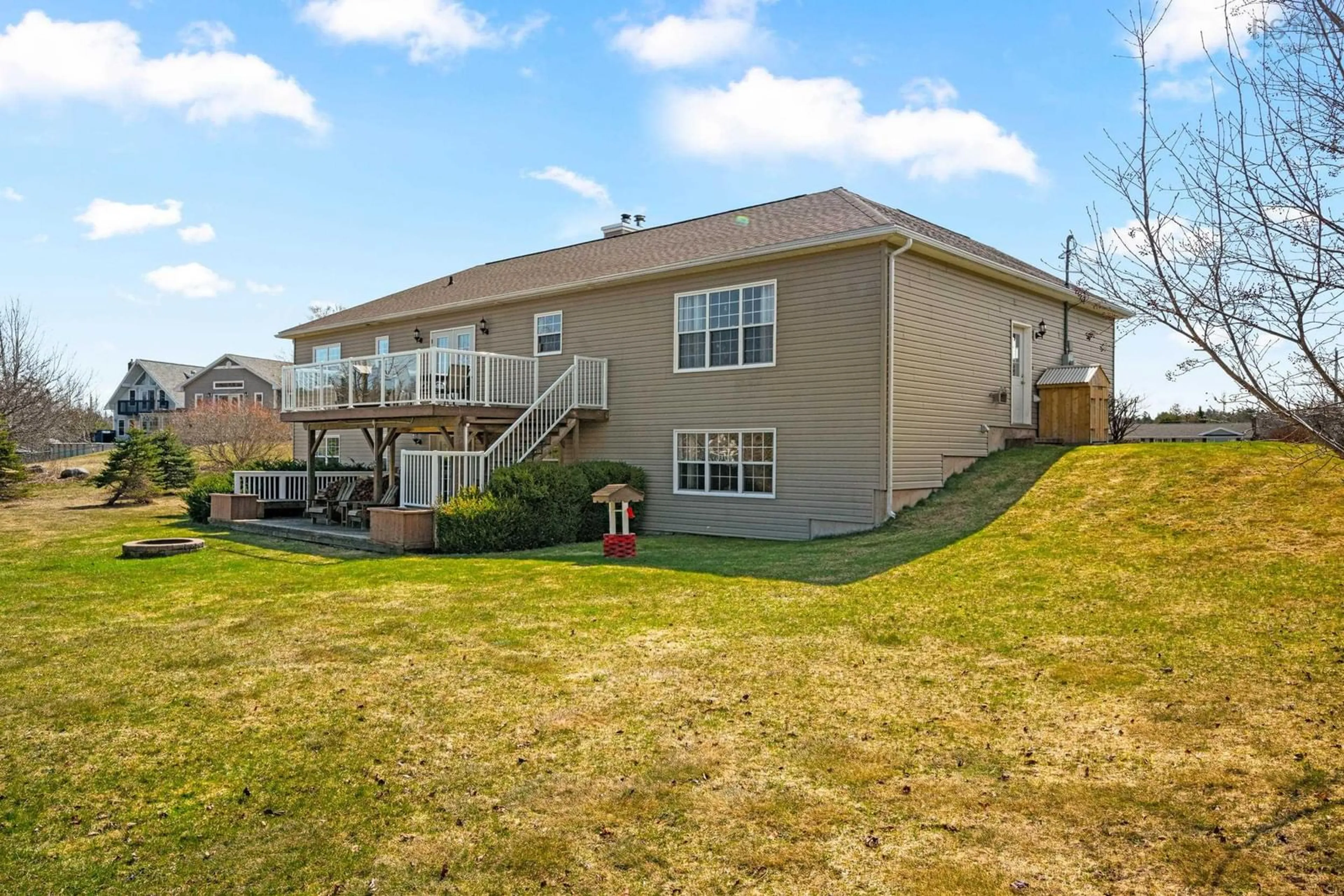 Patio, water/lake/river/ocean view for 21 Meadowview Dr, Porters Lake Nova Scotia B3E 1N5