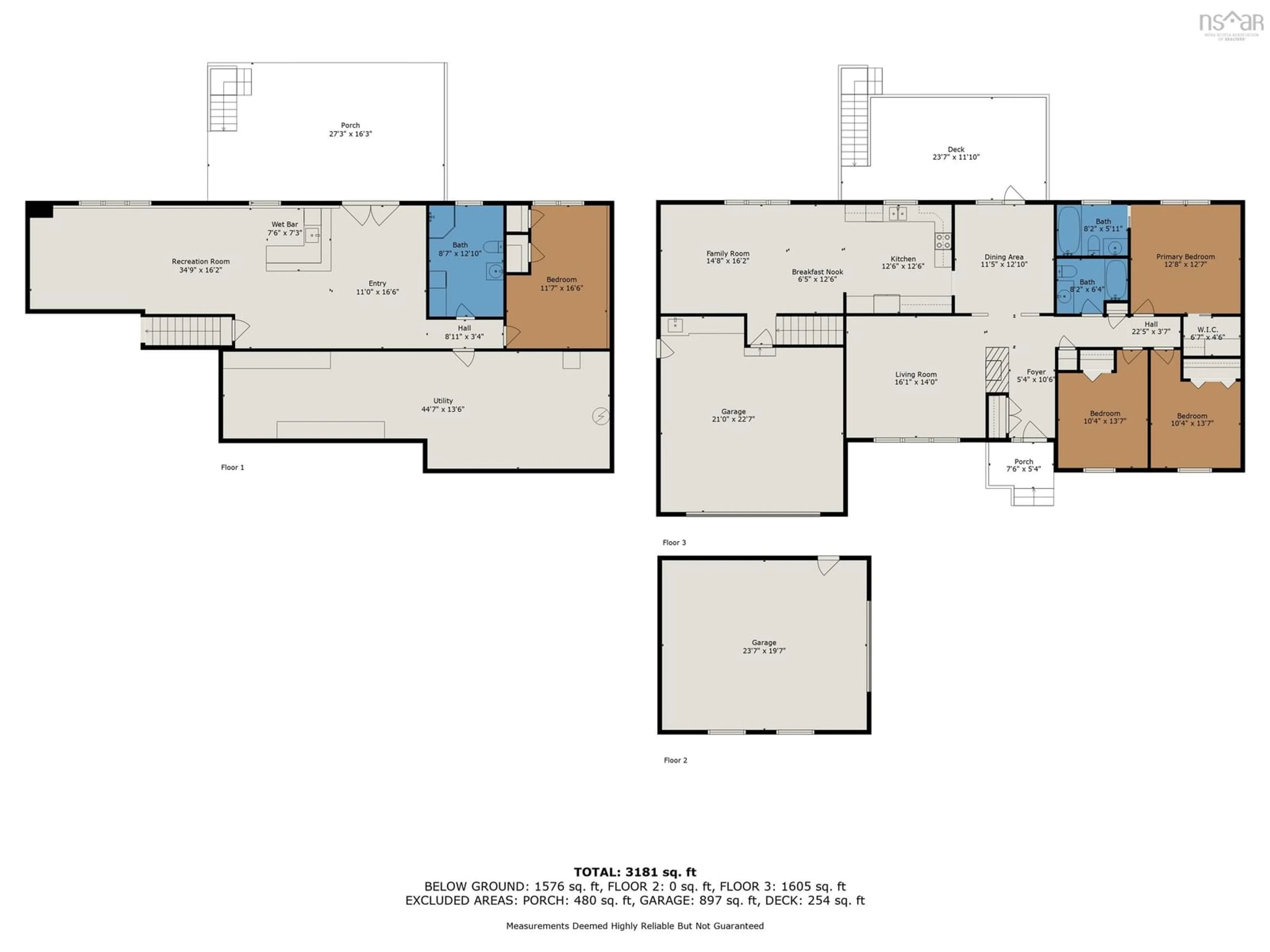 Floor plan for 21 Meadowview Dr, Porters Lake Nova Scotia B3E 1N5