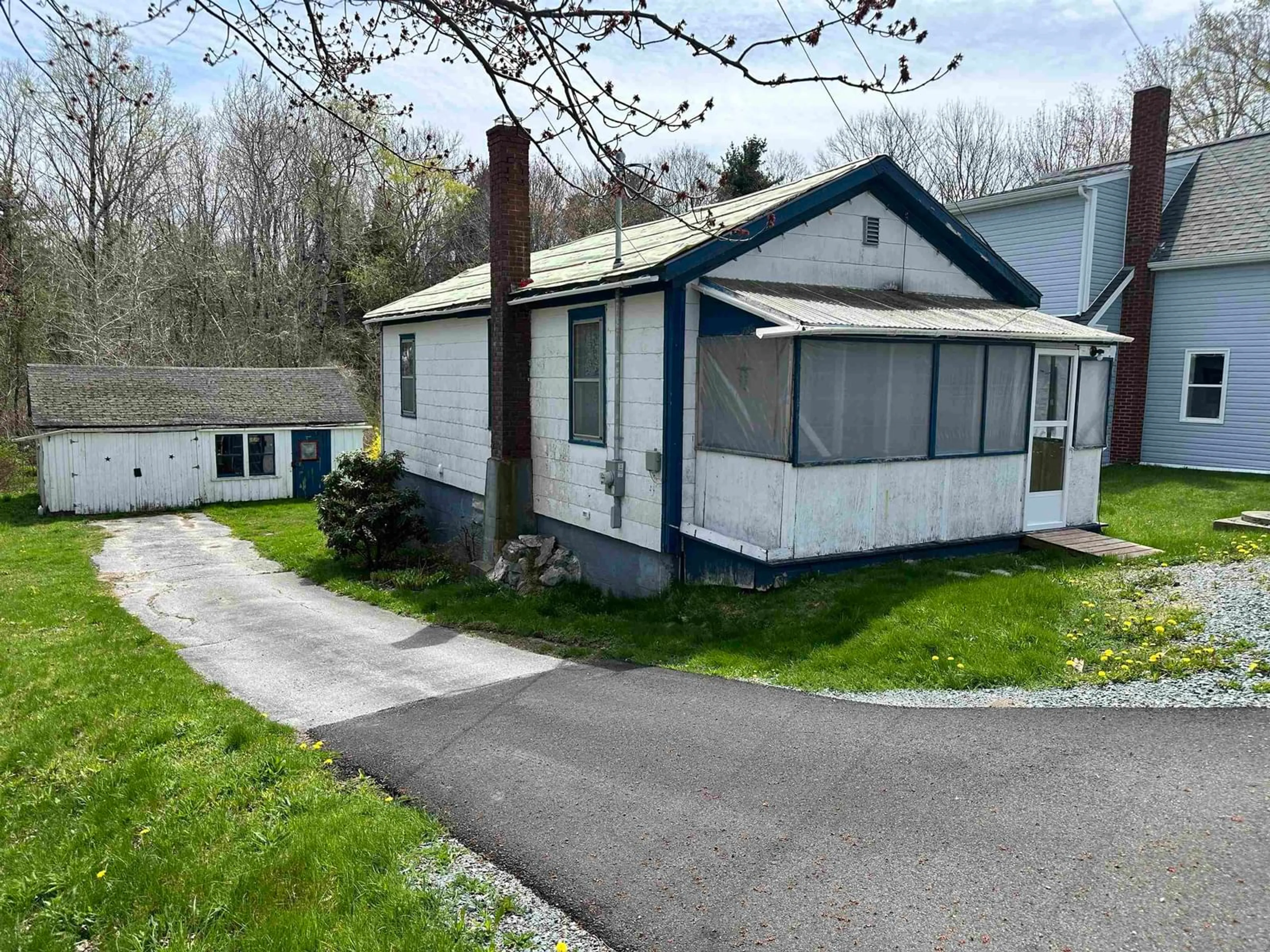 A pic from outside/outdoor area/front of a property/back of a property/a pic from drone, street for 4087 Highway 3, Brooklyn Nova Scotia B0J 1H0