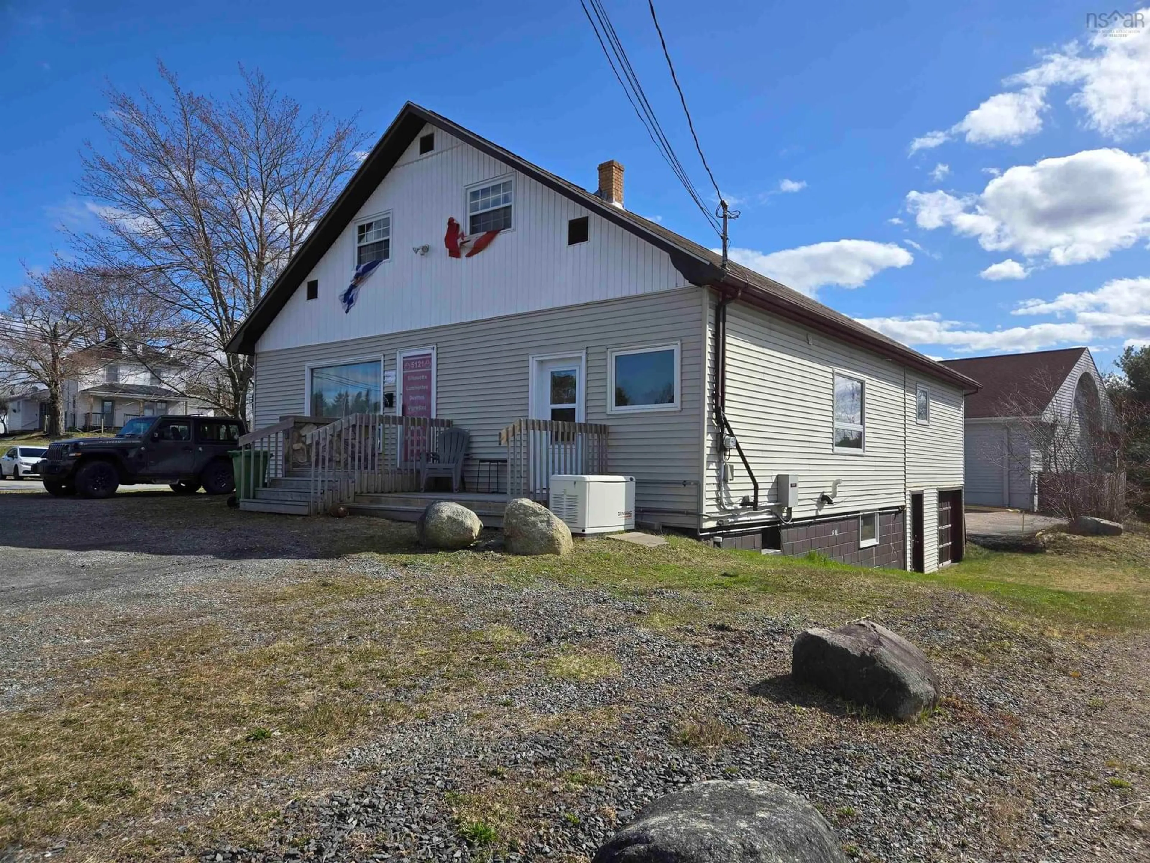 A pic from outside/outdoor area/front of a property/back of a property/a pic from drone, building for 5121 Highway 10, New Germany Nova Scotia B0R 1E0