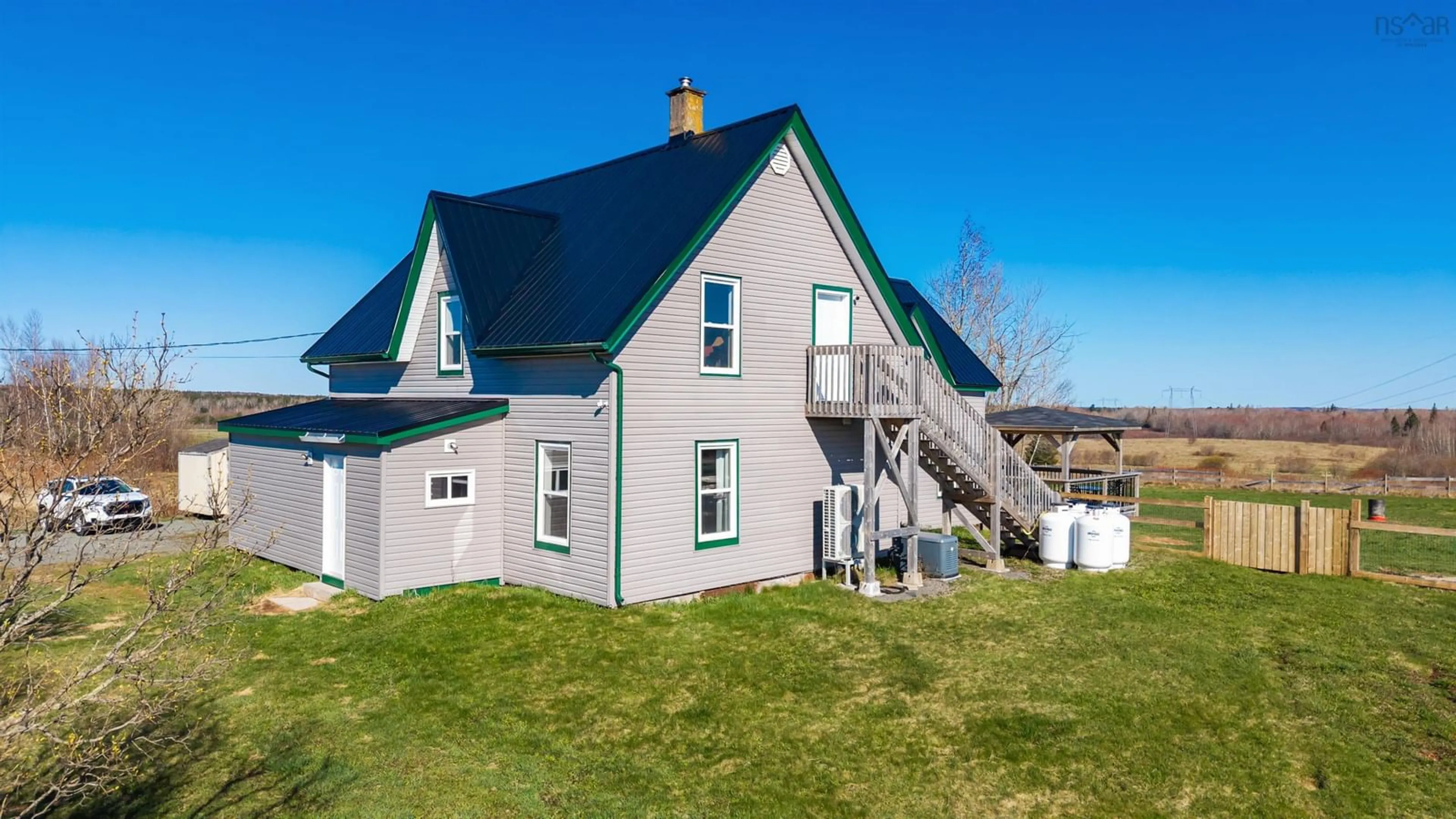 A pic from outside/outdoor area/front of a property/back of a property/a pic from drone, unknown for 237 Mansfield Rd, Oxford Nova Scotia B0M 1P0