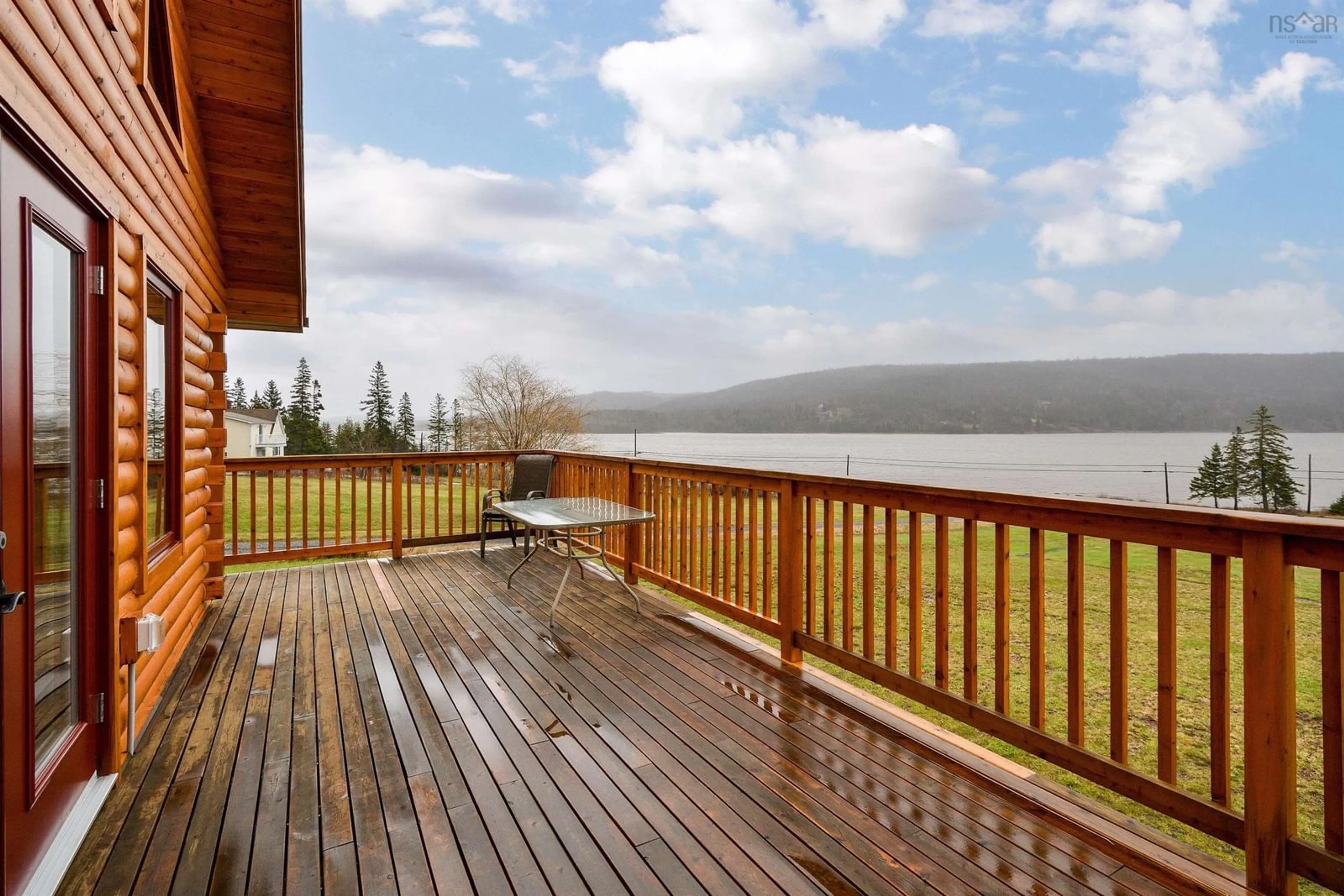 Patio, water/lake/river/ocean view for 1005 Highway 205, Baddeck Bay Nova Scotia B0E 1B0