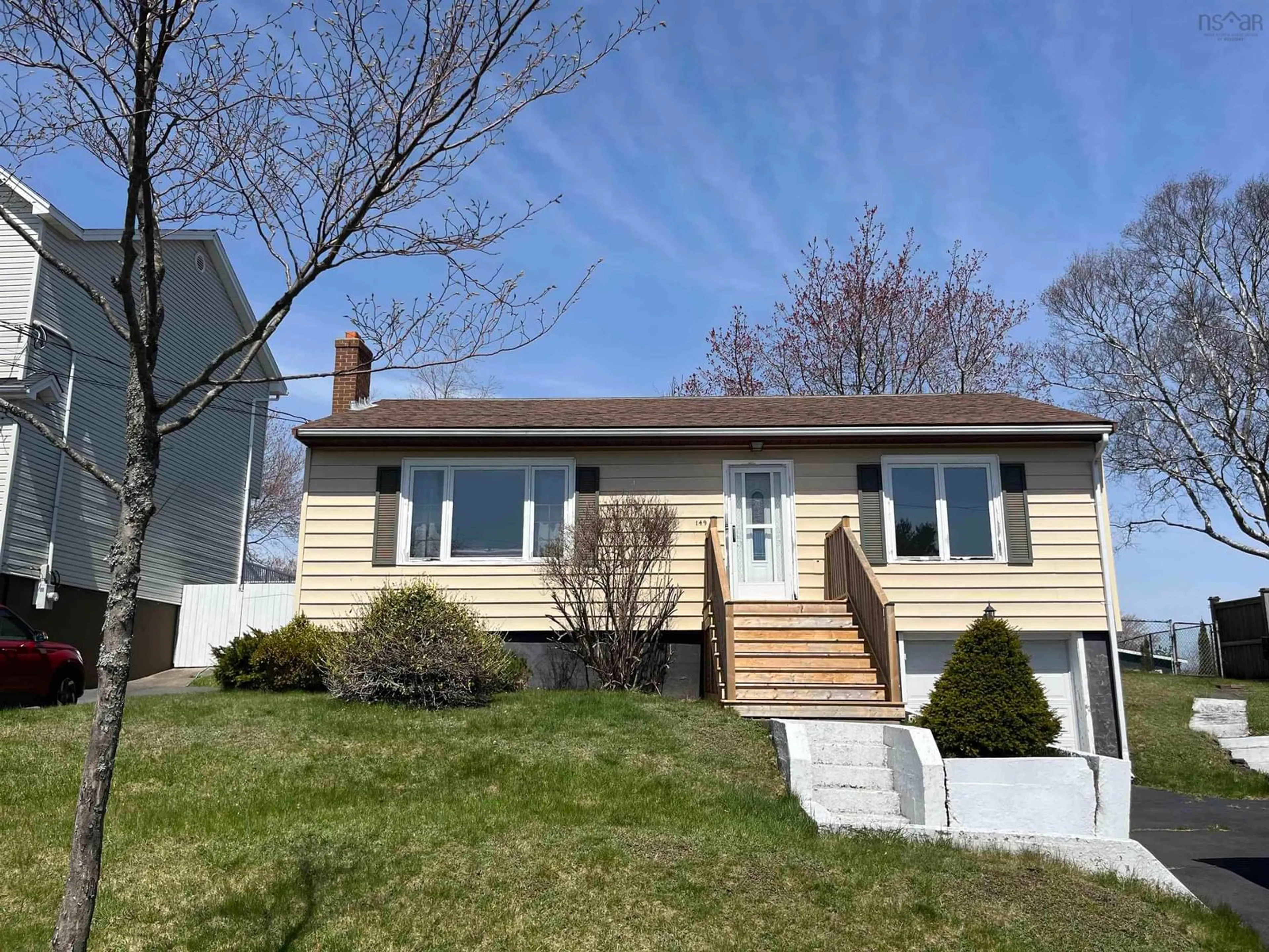 Home with vinyl exterior material, street for 149 Melrose Ave, Fairview Nova Scotia B3N 2E8
