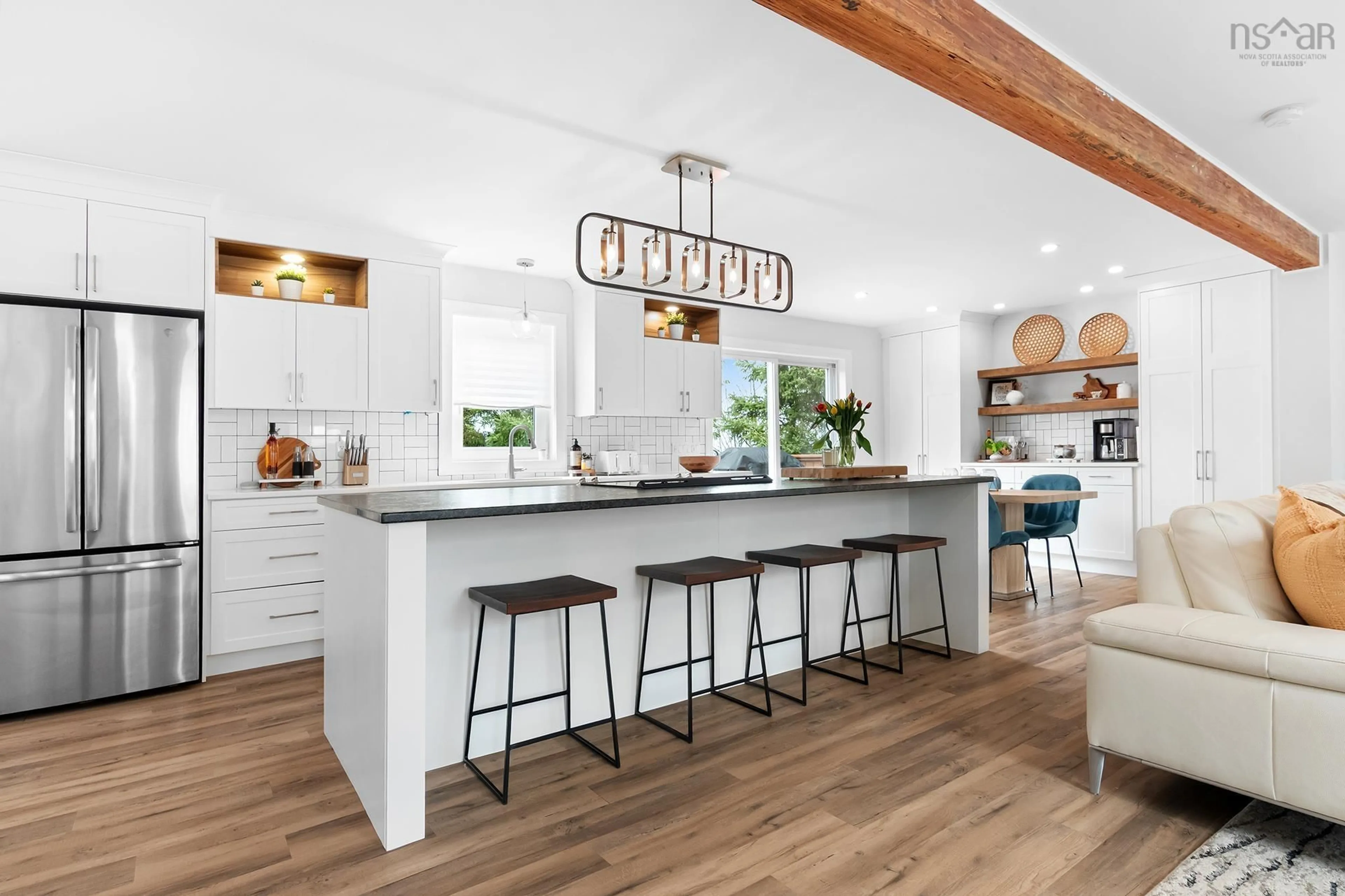 Open concept kitchen, unknown for 15 Dover Crt, Dartmouth Nova Scotia B2W 4G6