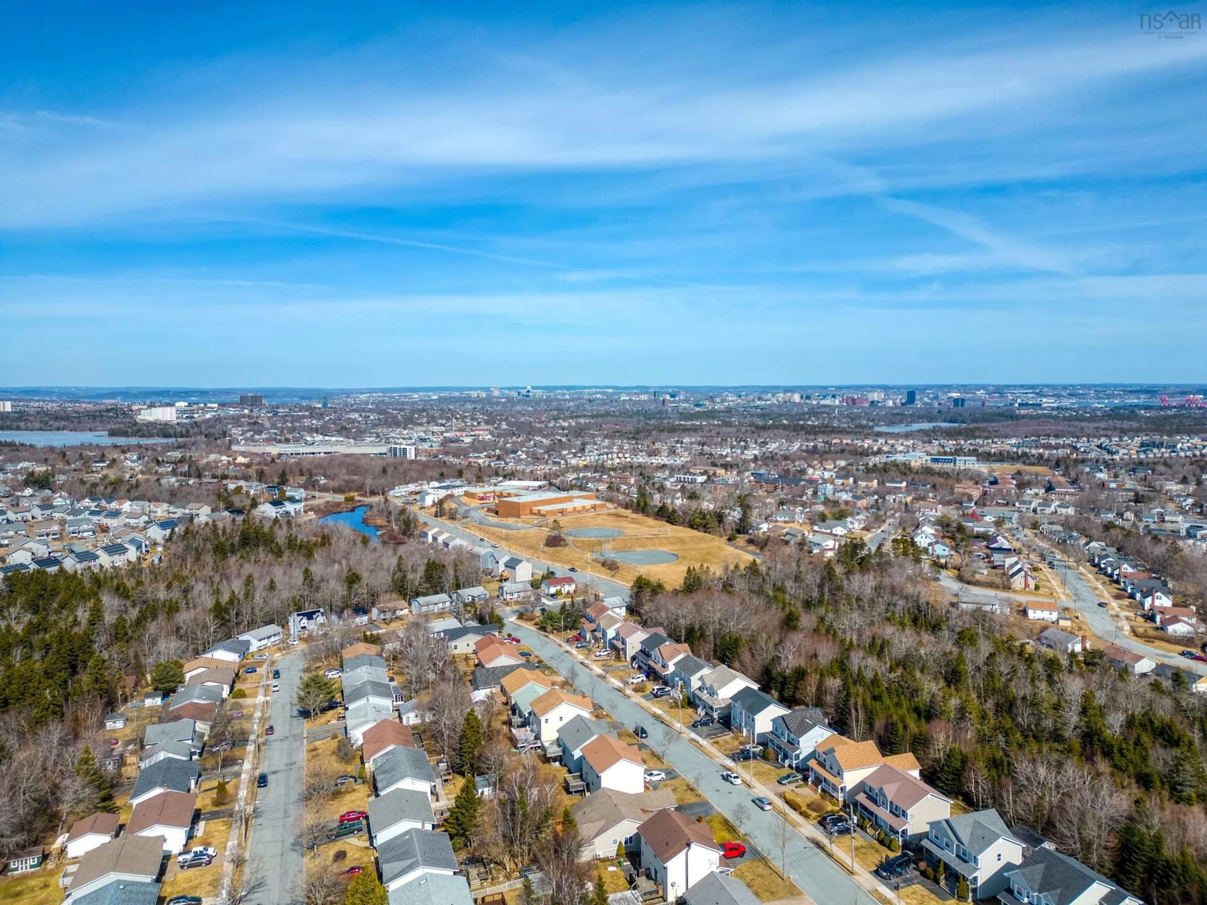 A pic from outside/outdoor area/front of a property/back of a property/a pic from drone, mountain view for 50 Fieldstone St, Halifax Nova Scotia B3R 2N6
