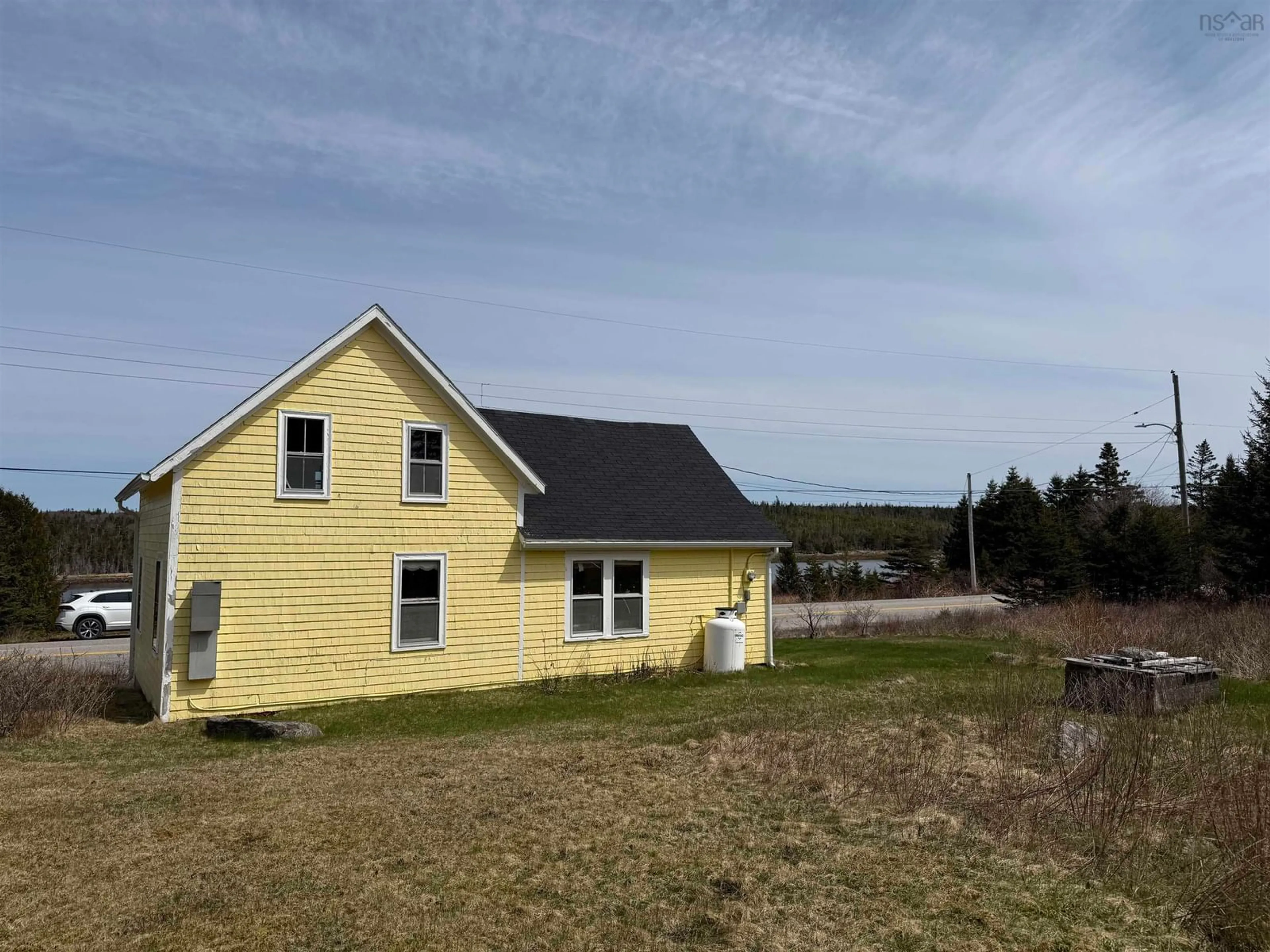 A pic from outside/outdoor area/front of a property/back of a property/a pic from drone, building for 450 Fishermans  Harbour, Fishermans Harbour Nova Scotia B0J 1M0