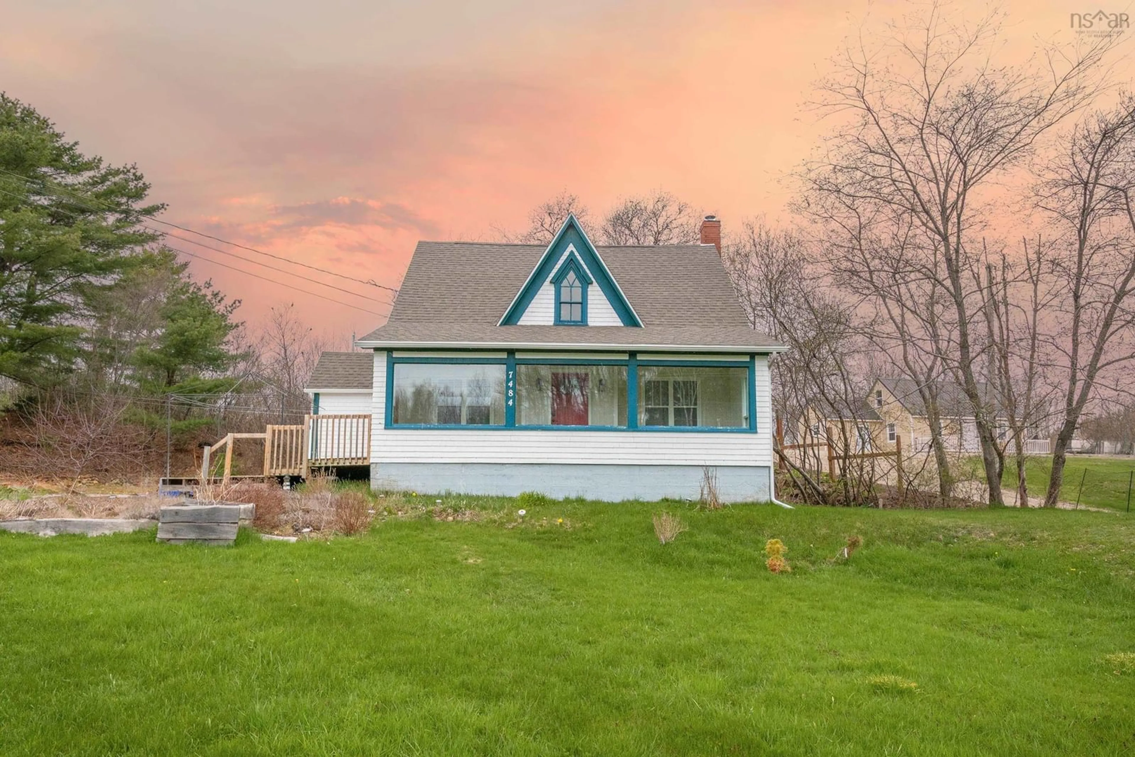 A pic from outside/outdoor area/front of a property/back of a property/a pic from drone, water/lake/river/ocean view for 7484 Highway 3, Martins River Nova Scotia B0J 2E0