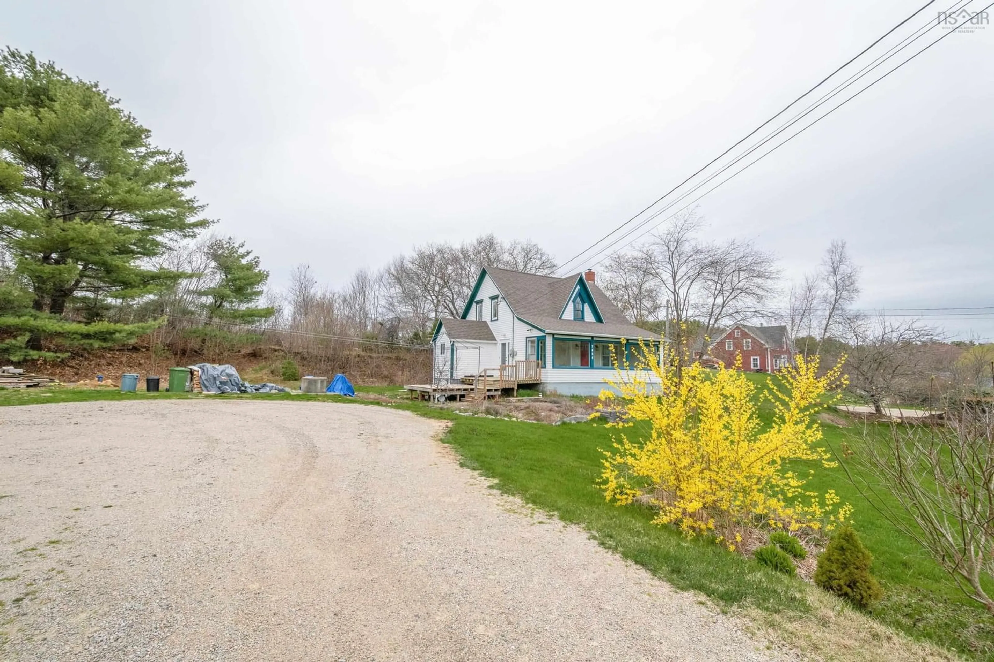 A pic from outside/outdoor area/front of a property/back of a property/a pic from drone, street for 7484 Highway 3, Martins River Nova Scotia B0J 2E0