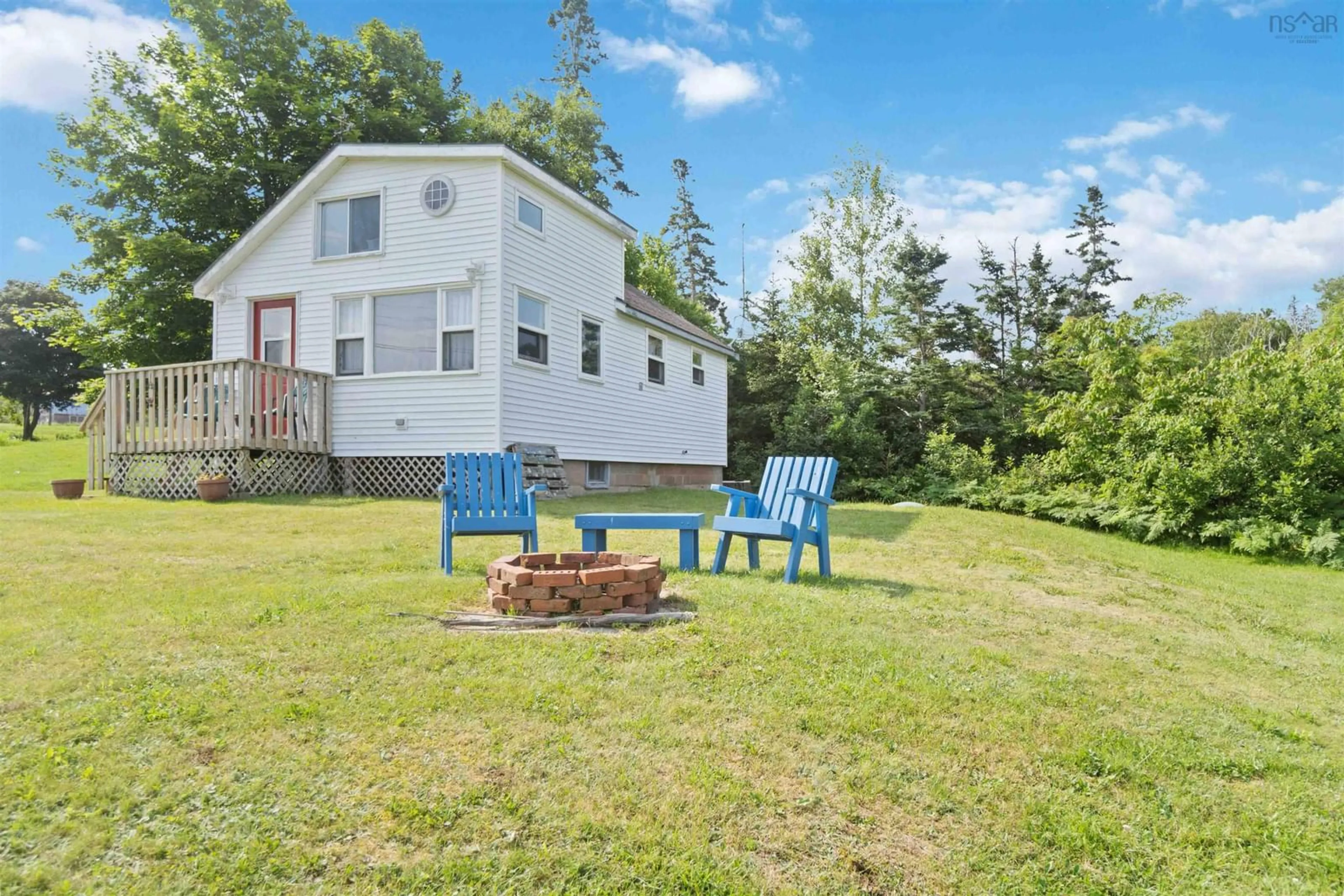 Patio, water/lake/river/ocean view for 1355 Canada Creek Rd, Black Rock Nova Scotia B0P 1V0