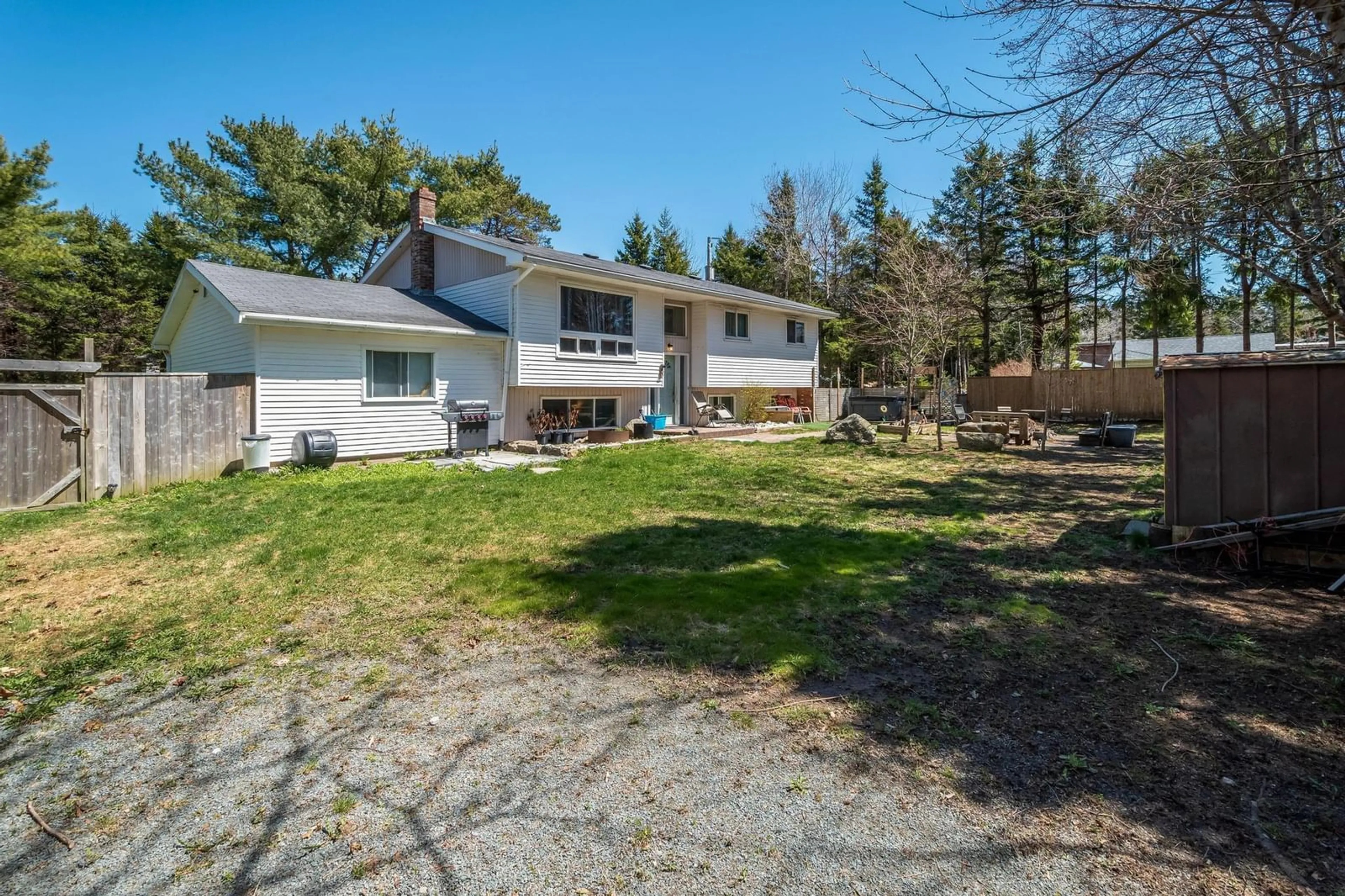 A pic from outside/outdoor area/front of a property/back of a property/a pic from drone, water/lake/river/ocean view for 5 Clearwater Dr, Timberlea Nova Scotia B3T 1C3