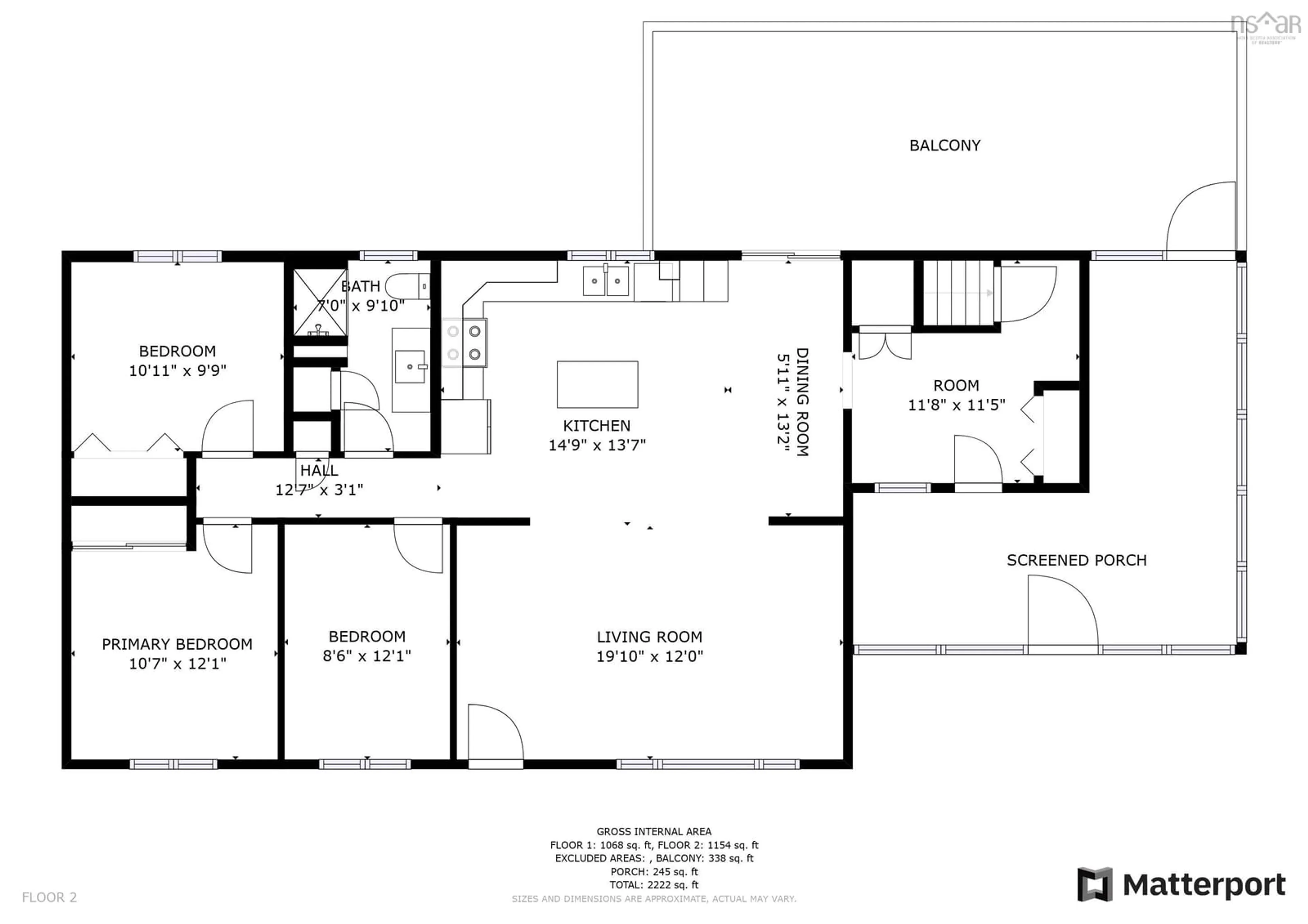 Floor plan for 255 Virginia Rd, Virginia East Nova Scotia B0S 1G0
