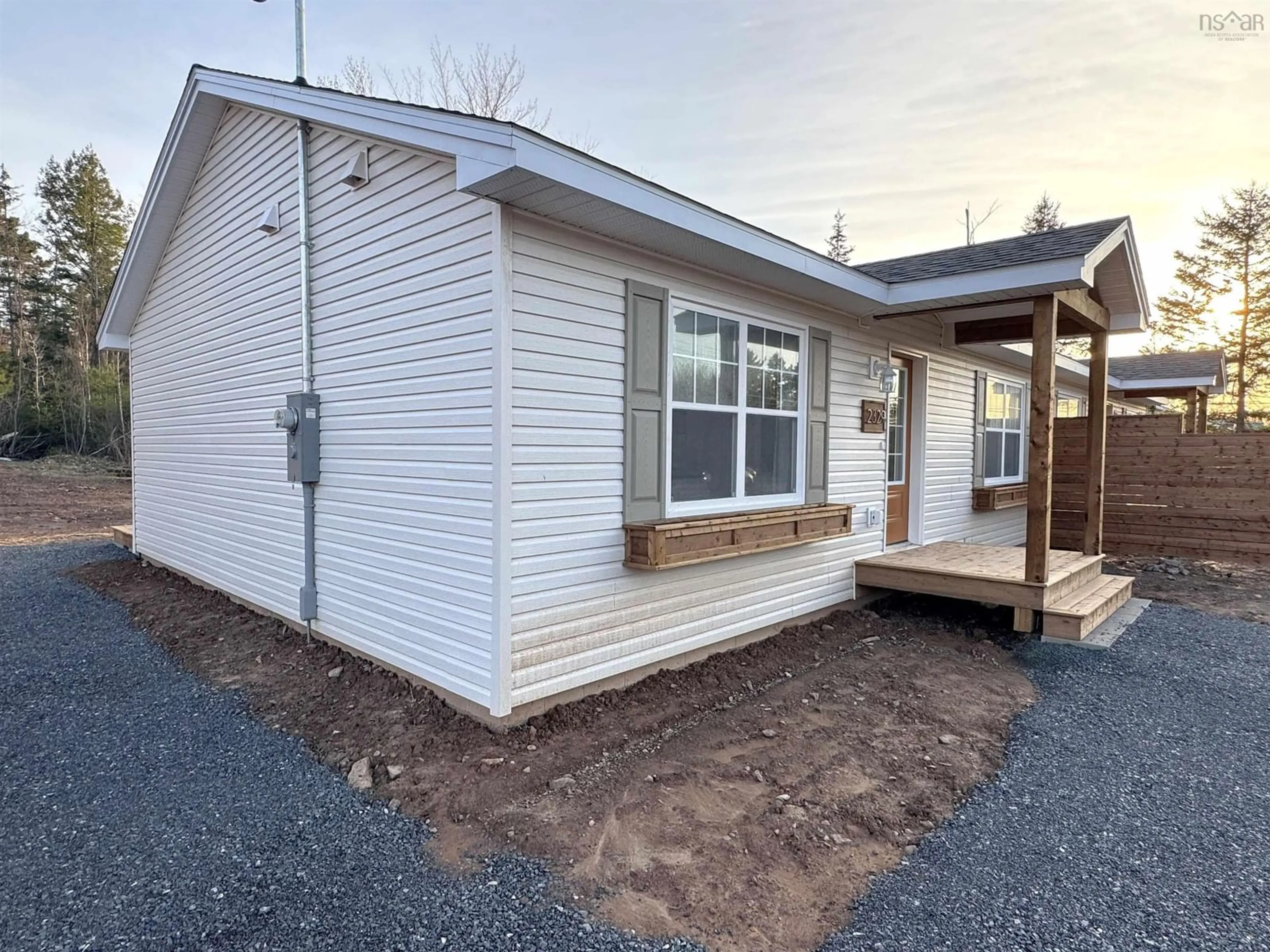 Home with vinyl exterior material, street for 2329 Truro Rd, Westville Nova Scotia B0K 2A0