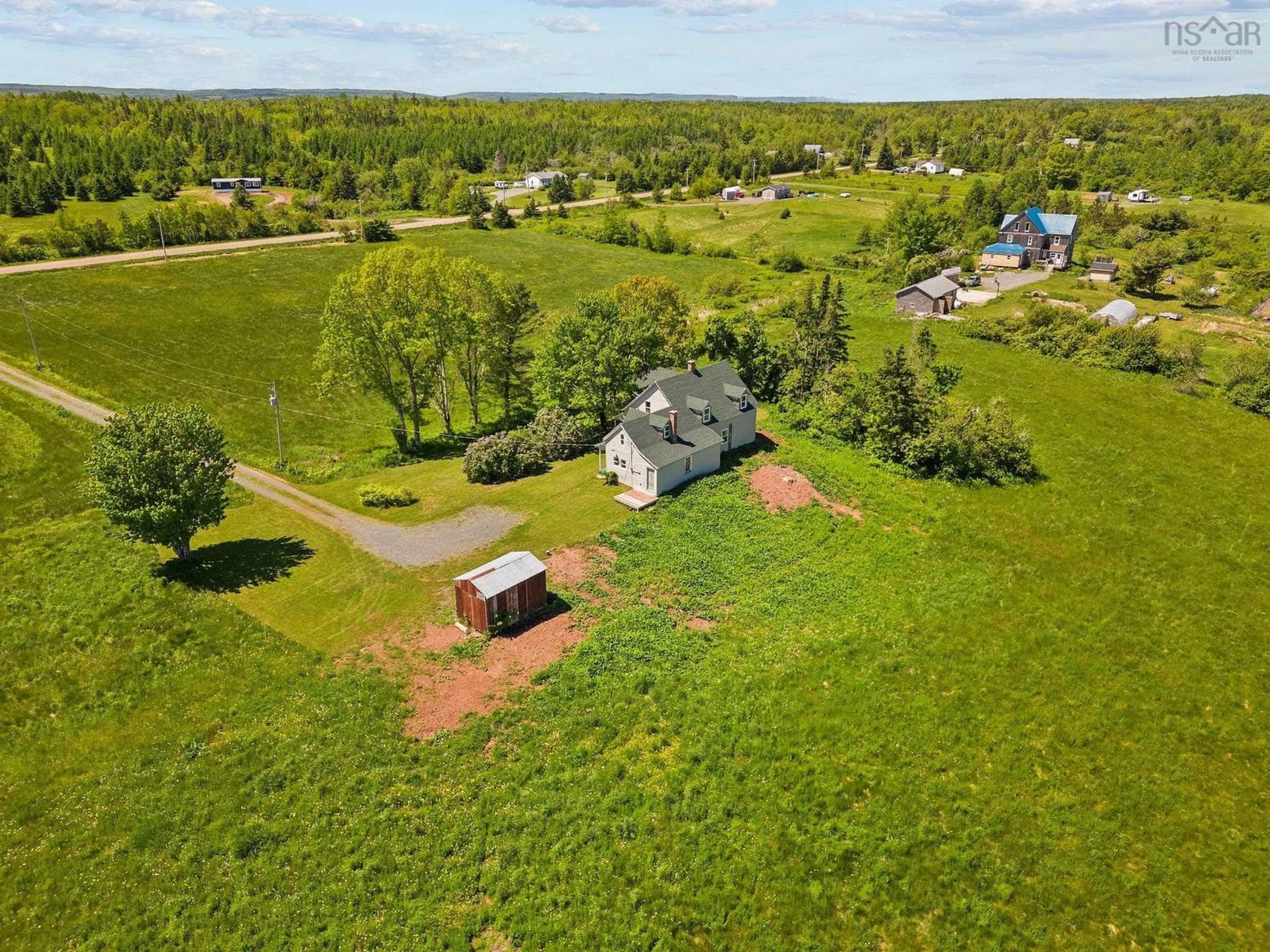 A pic from outside/outdoor area/front of a property/back of a property/a pic from drone, unknown for 9396 Highway 311, Waughs River Nova Scotia B0K 1V0