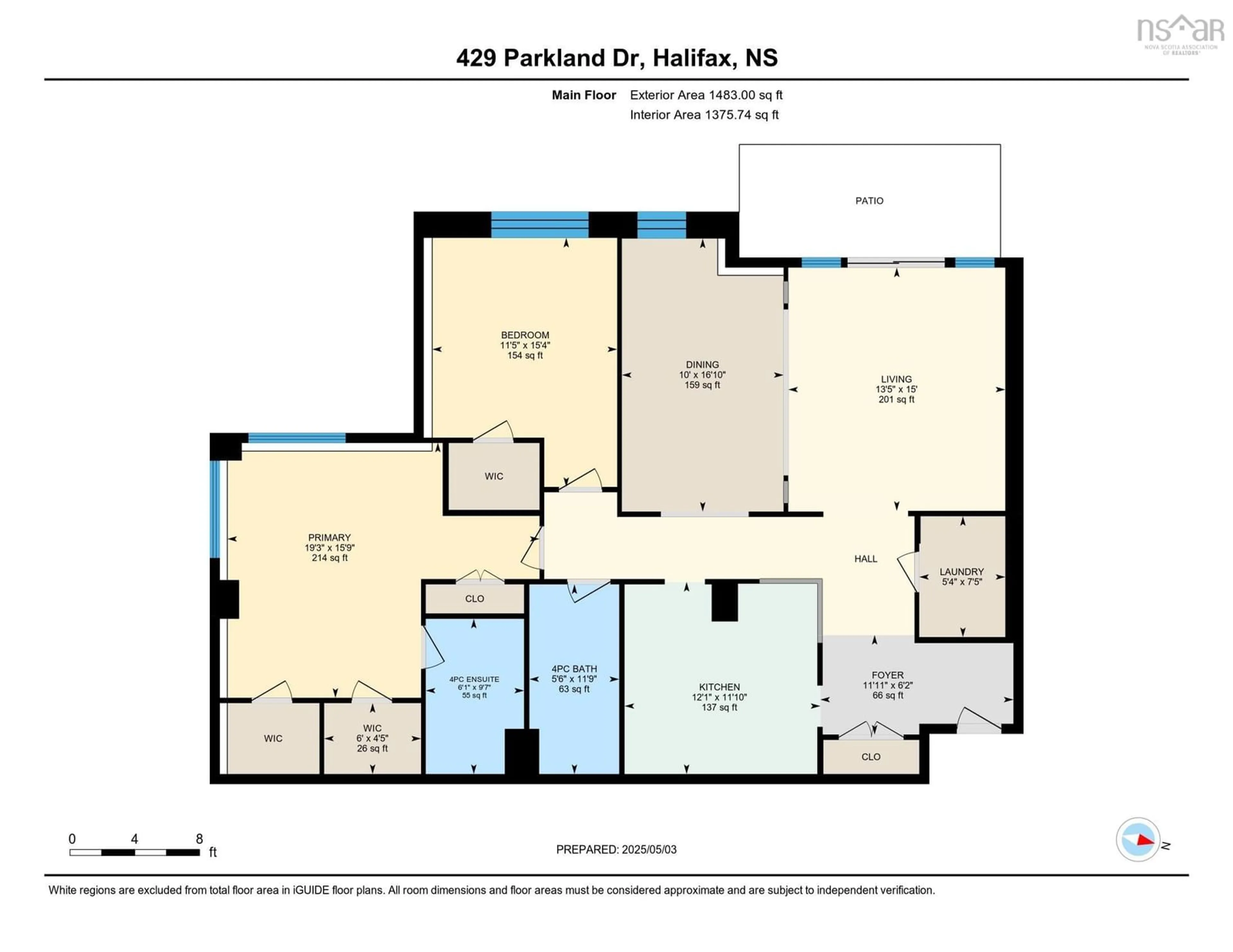 Floor plan for 429 Parkland Dr #109, Halifax Nova Scotia B3S 1L3