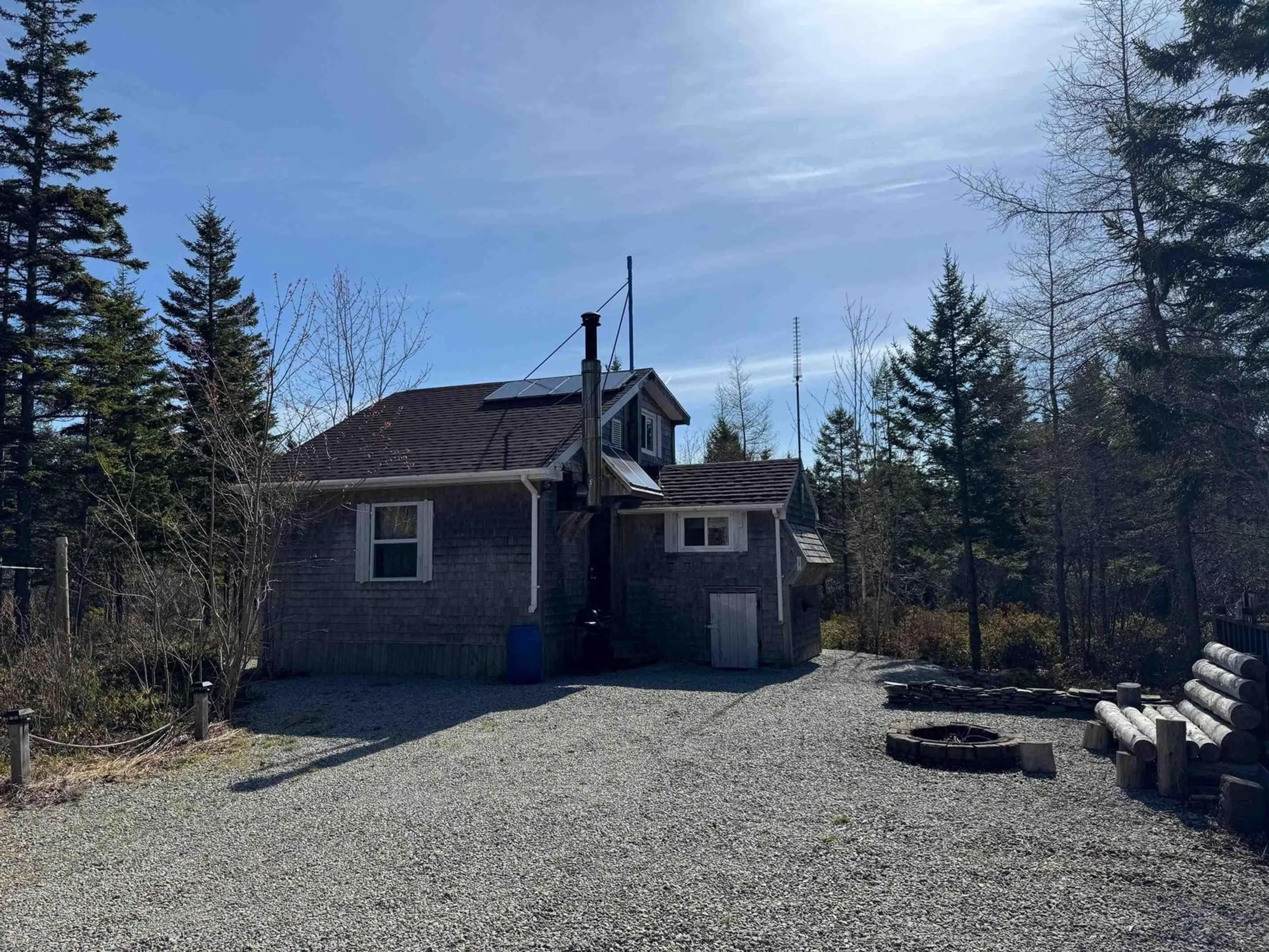 A pic from outside/outdoor area/front of a property/back of a property/a pic from drone, unknown for 114 Caseys Trail, South Ohio Nova Scotia B5A 5L2