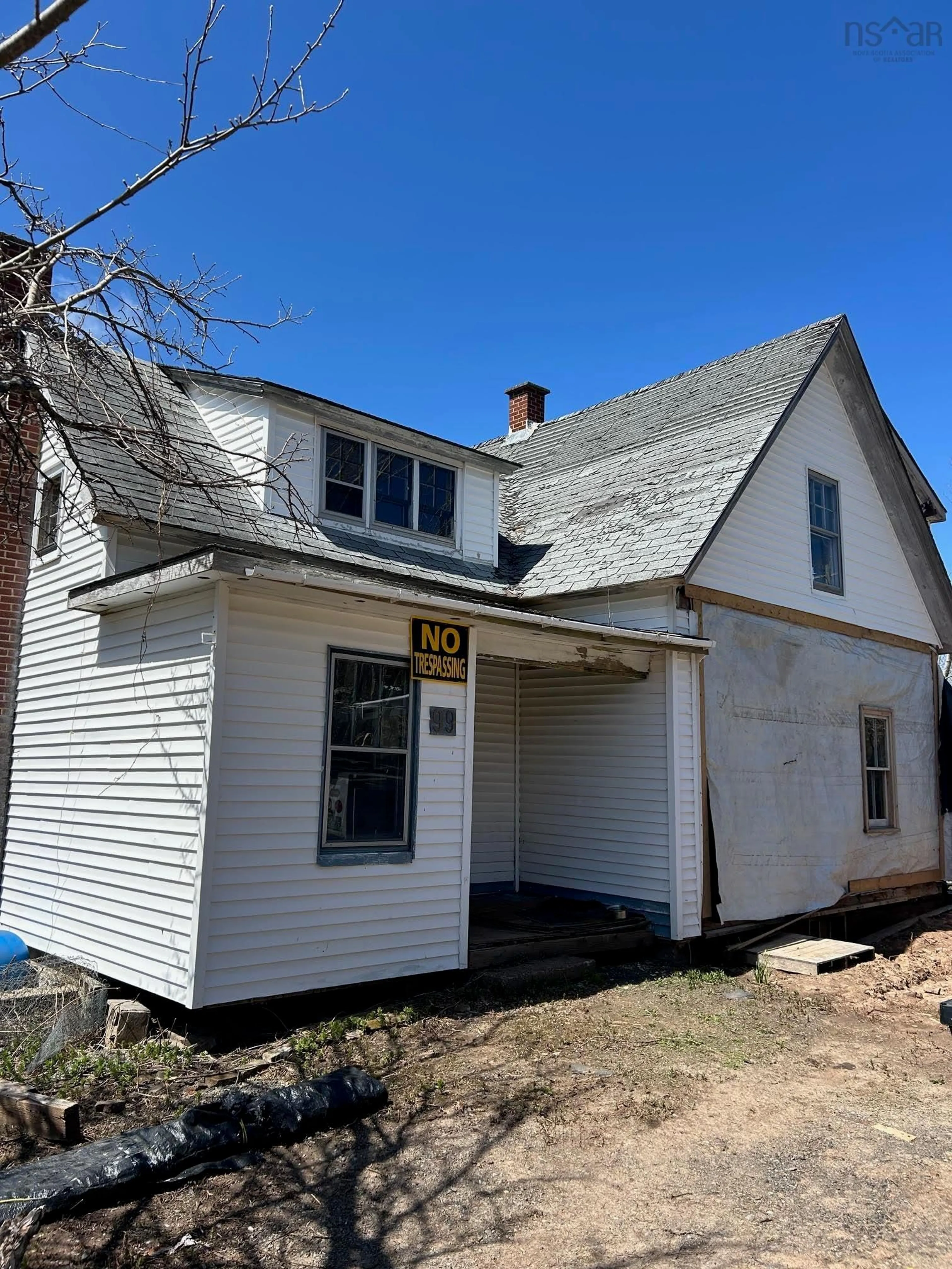 Home with vinyl exterior material, building for 99 Shore Rd, Sutherlands River Nova Scotia B0K 1G0