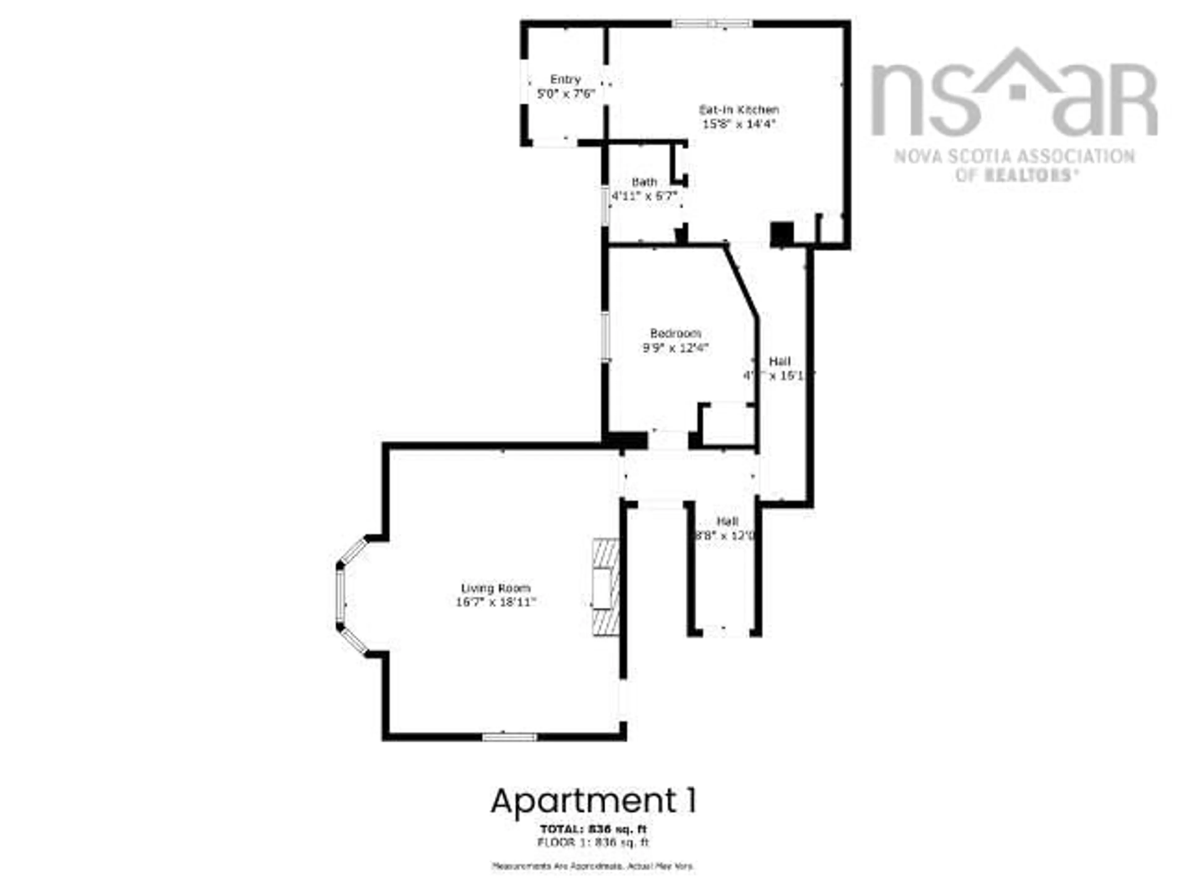 Floor plan for 220 James St, New Glasgow Nova Scotia B2H 2Z1