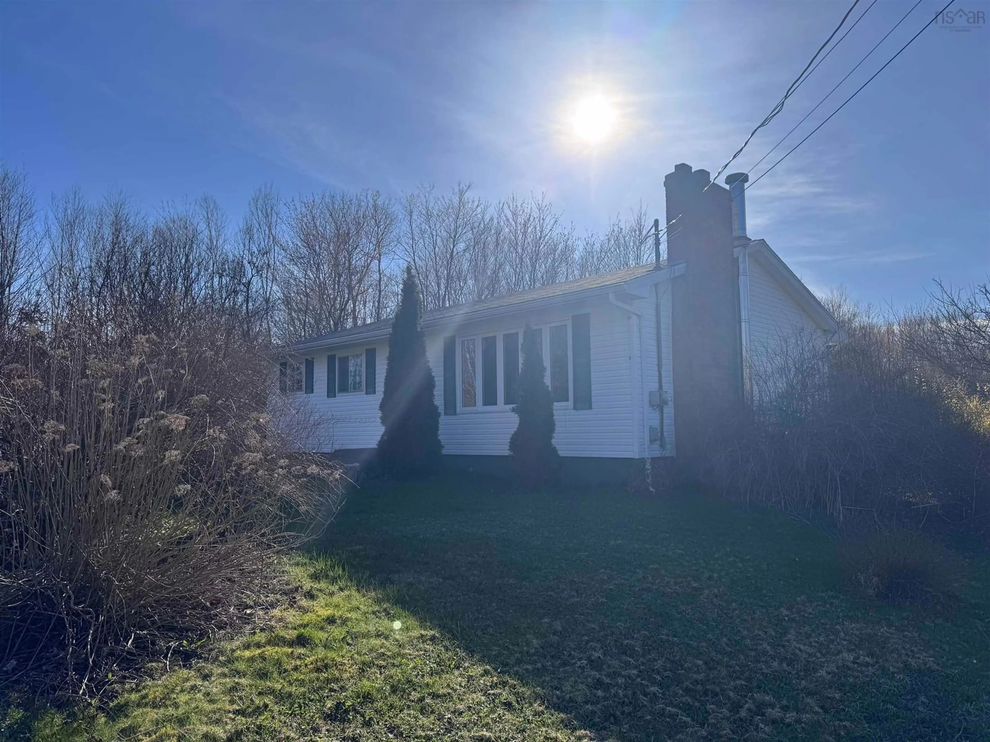 A pic from outside/outdoor area/front of a property/back of a property/a pic from drone, unknown for 2 Bruning St, Howie Centre Nova Scotia B1L 1G8