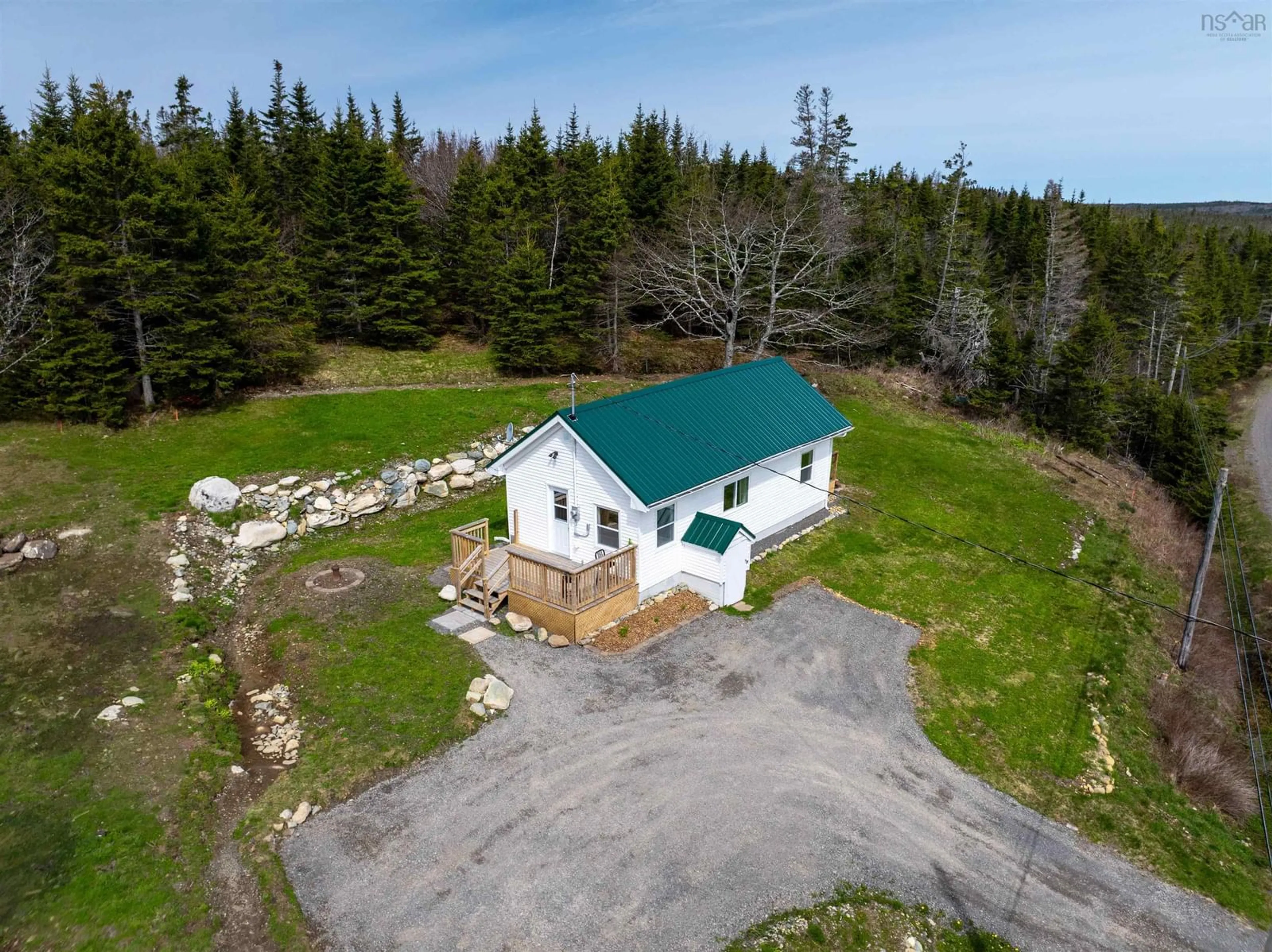 A pic from outside/outdoor area/front of a property/back of a property/a pic from drone, unknown for 5067 7 Highway, Liscomb Nova Scotia B0J 2A0