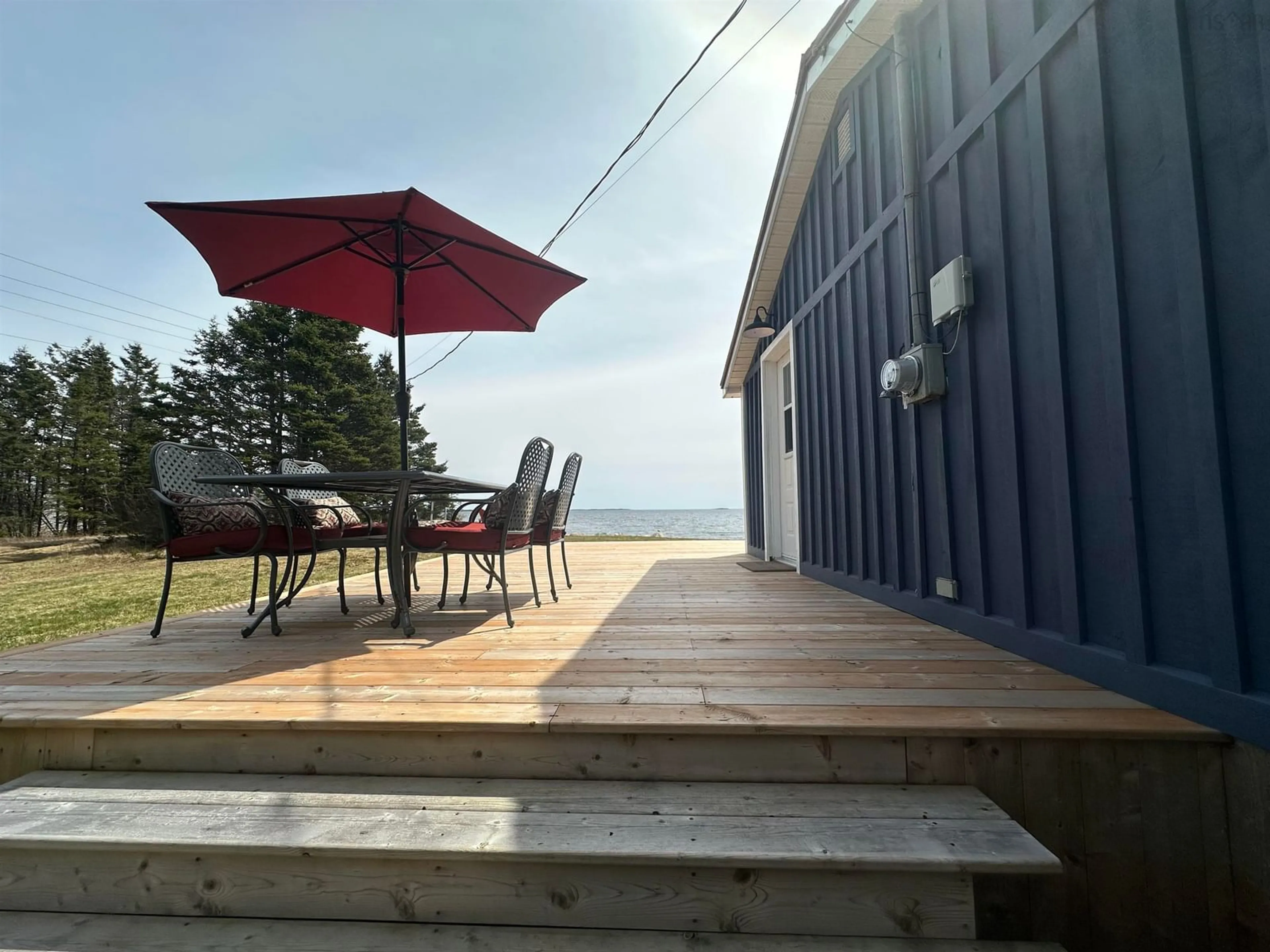 Patio, water/lake/river/ocean view for 29608 Highway 7, Necum Teuch Nova Scotia B0J 2K0