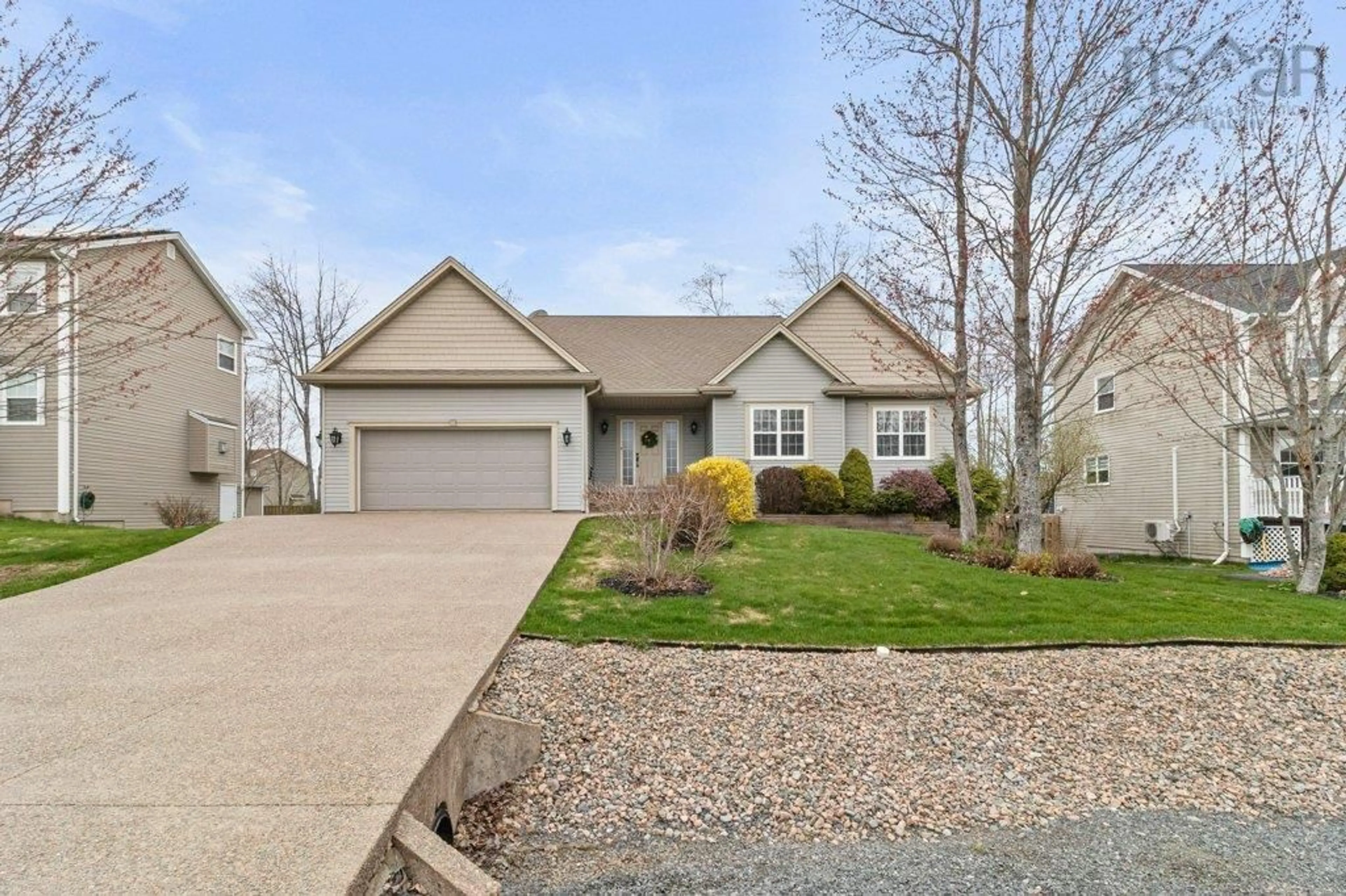 Home with vinyl exterior material, street for 19 Lacy Anne Ave, Enfield Nova Scotia B2T 0A5