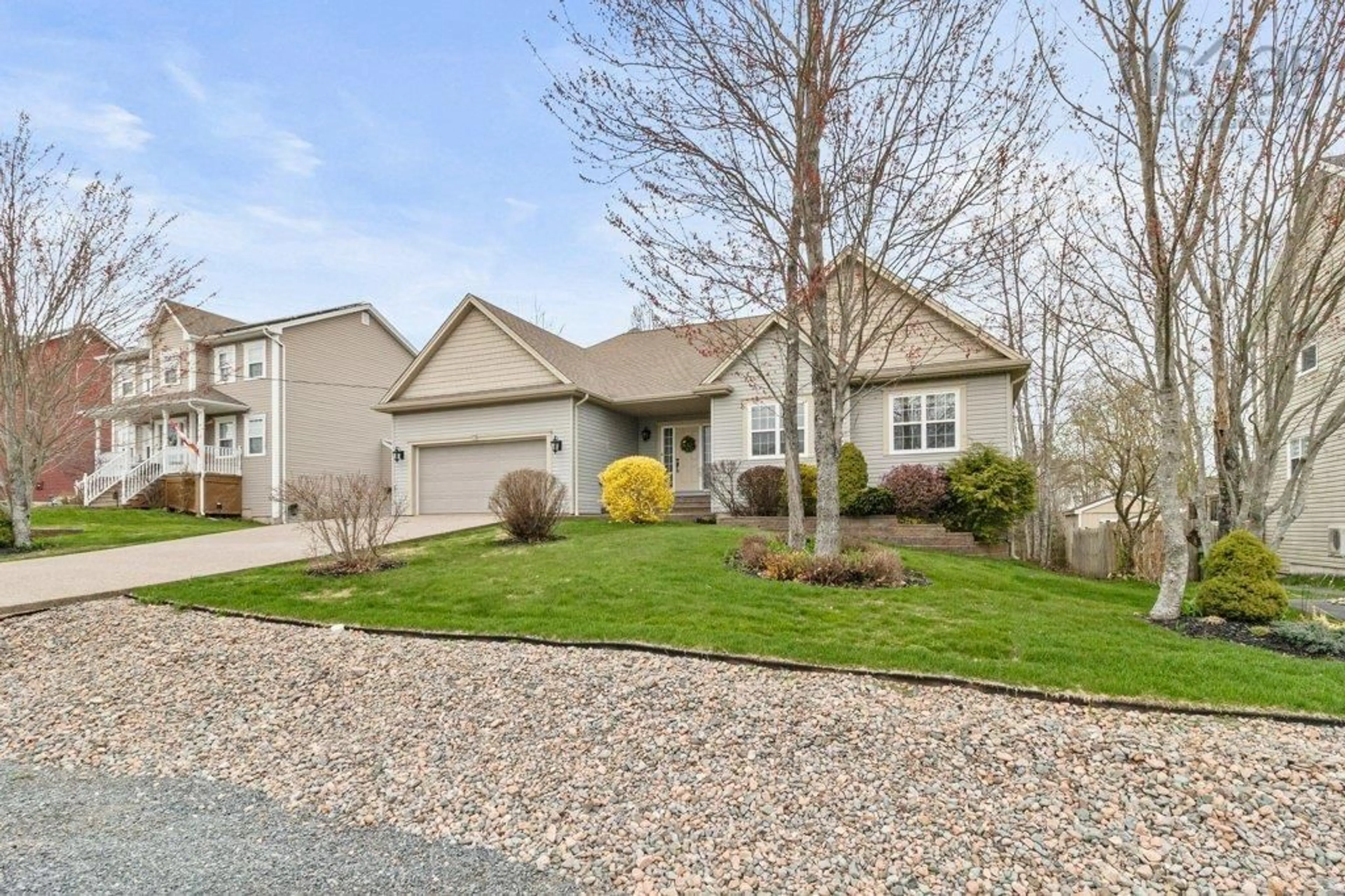 Home with vinyl exterior material, street for 19 Lacy Anne Ave, Enfield Nova Scotia B2T 0A5