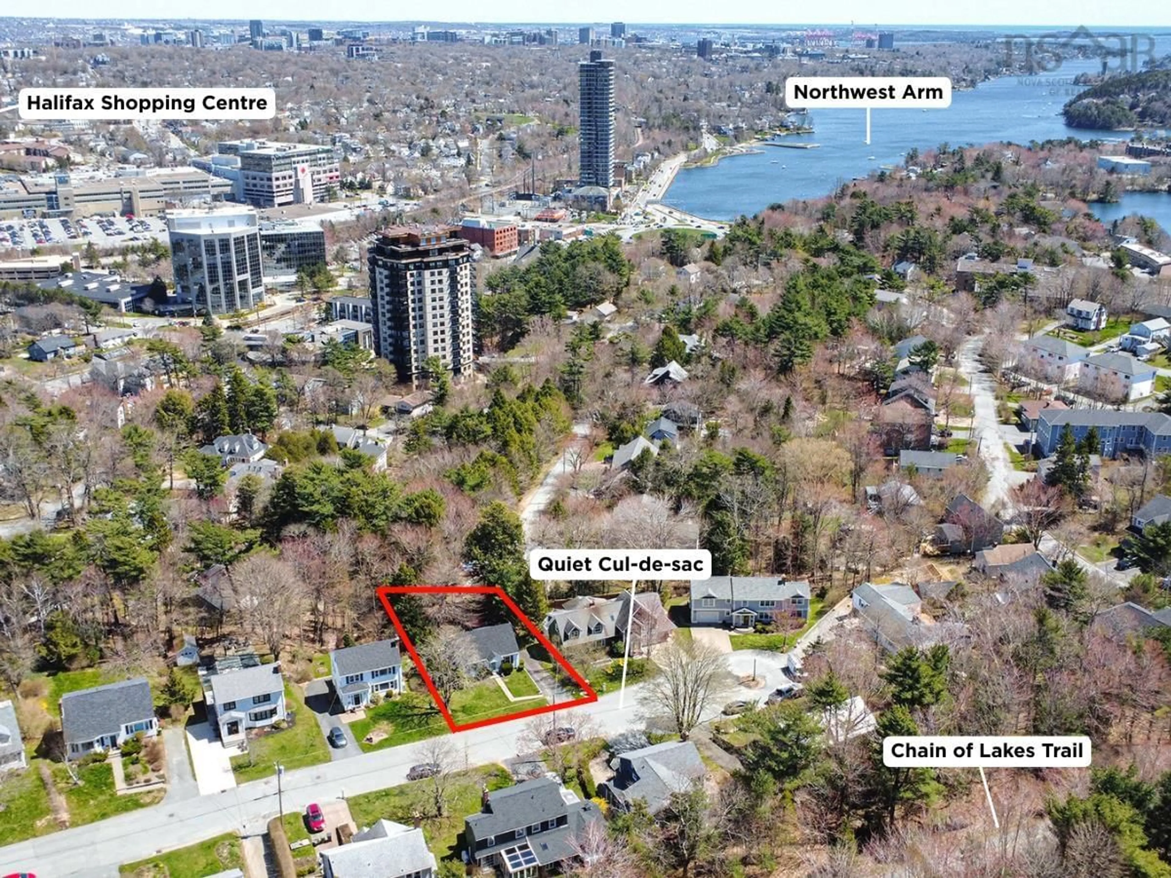 A pic from outside/outdoor area/front of a property/back of a property/a pic from drone, water/lake/river/ocean view for 38 Walton Dr, Halifax Nova Scotia B3N 1X7