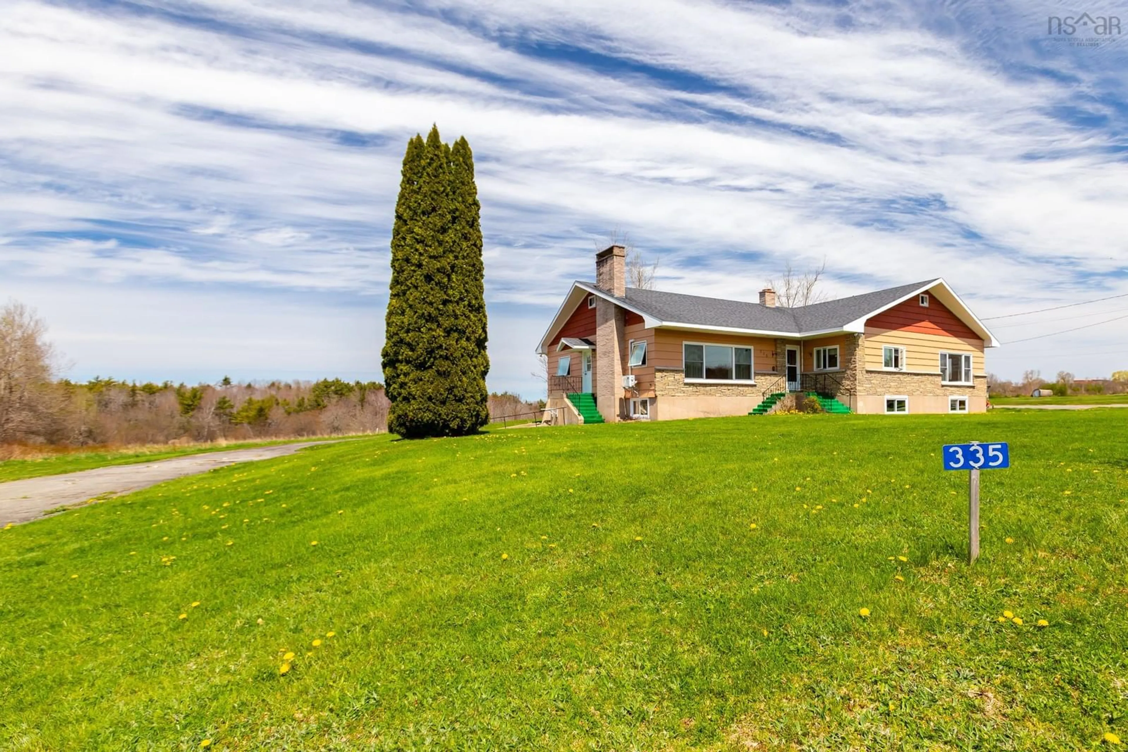 A pic from outside/outdoor area/front of a property/back of a property/a pic from drone, mountain view for 335 Danvers Road, Danvers Nova Scotia B0W 3T0