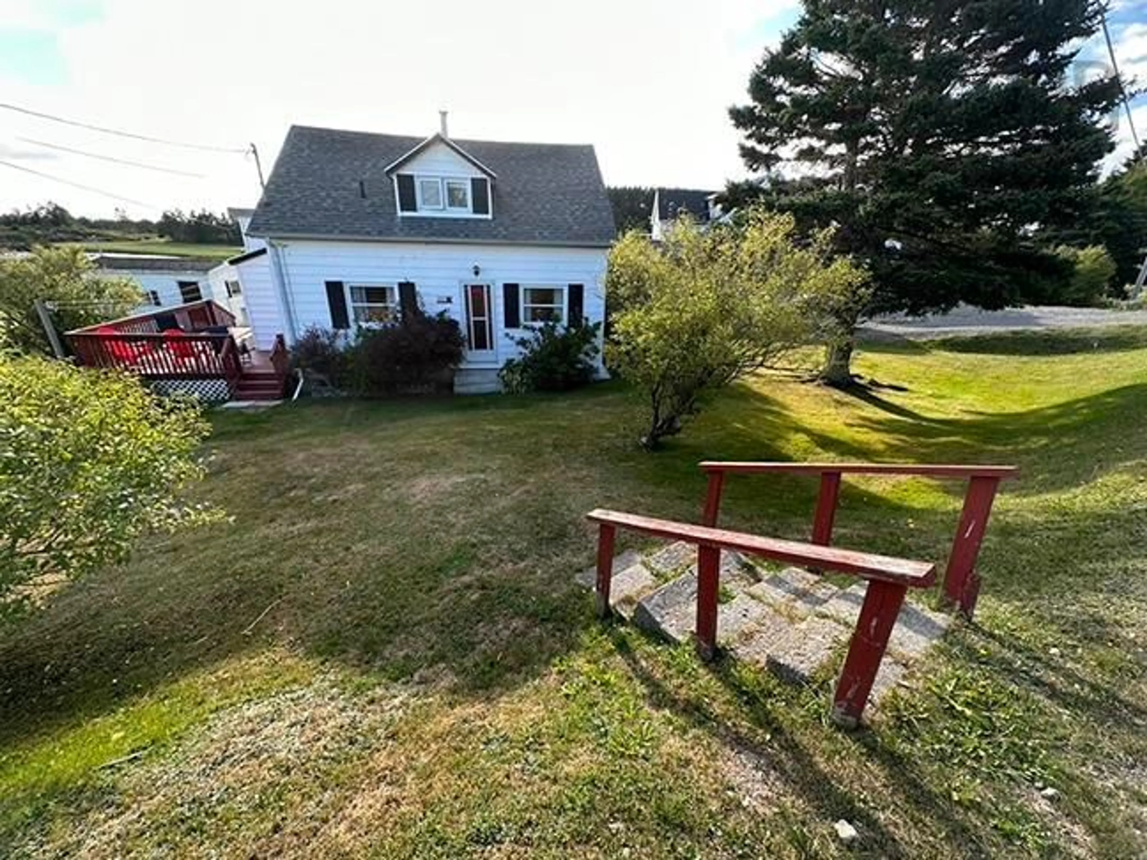 A pic from outside/outdoor area/front of a property/back of a property/a pic from drone, unknown for 2112 Highway 247, L'Ardoise Nova Scotia B0E 1S0