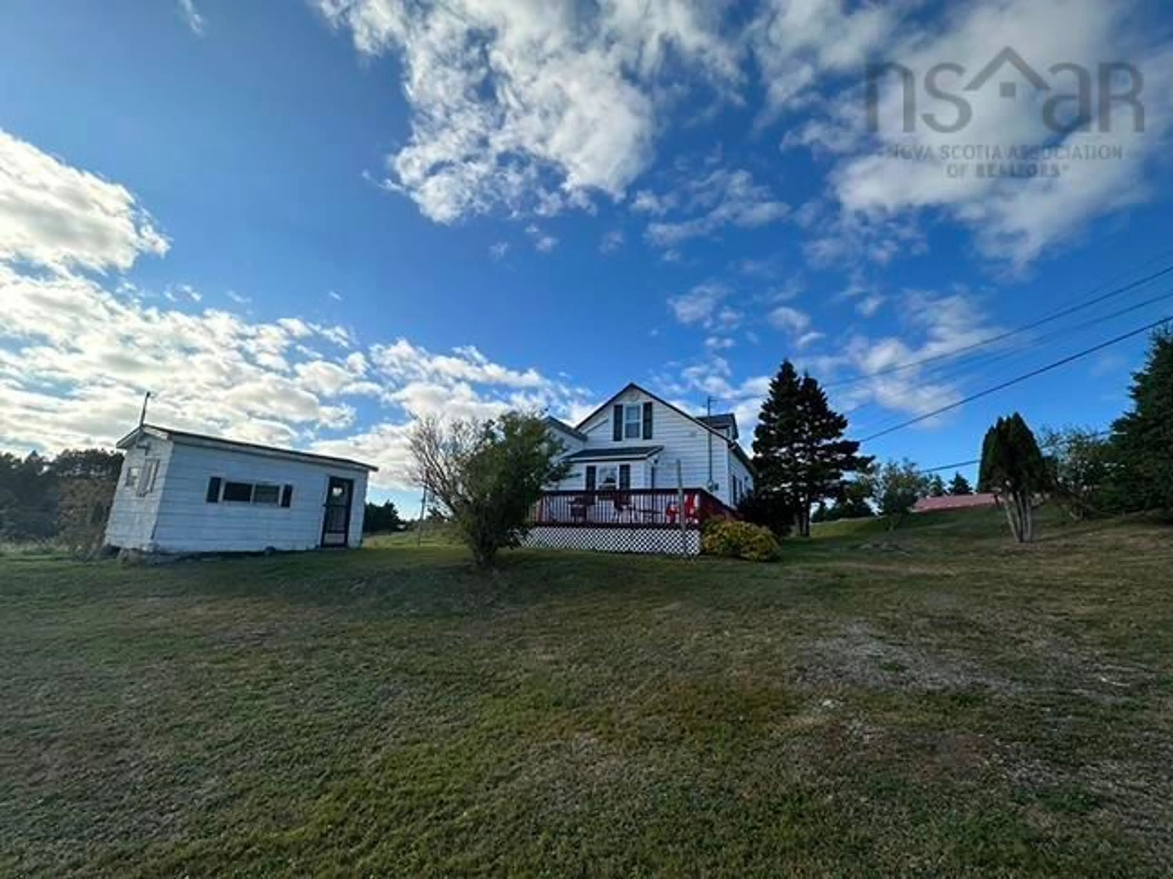 A pic from outside/outdoor area/front of a property/back of a property/a pic from drone, building for 2112 Highway 247, L'Ardoise Nova Scotia B0E 1S0