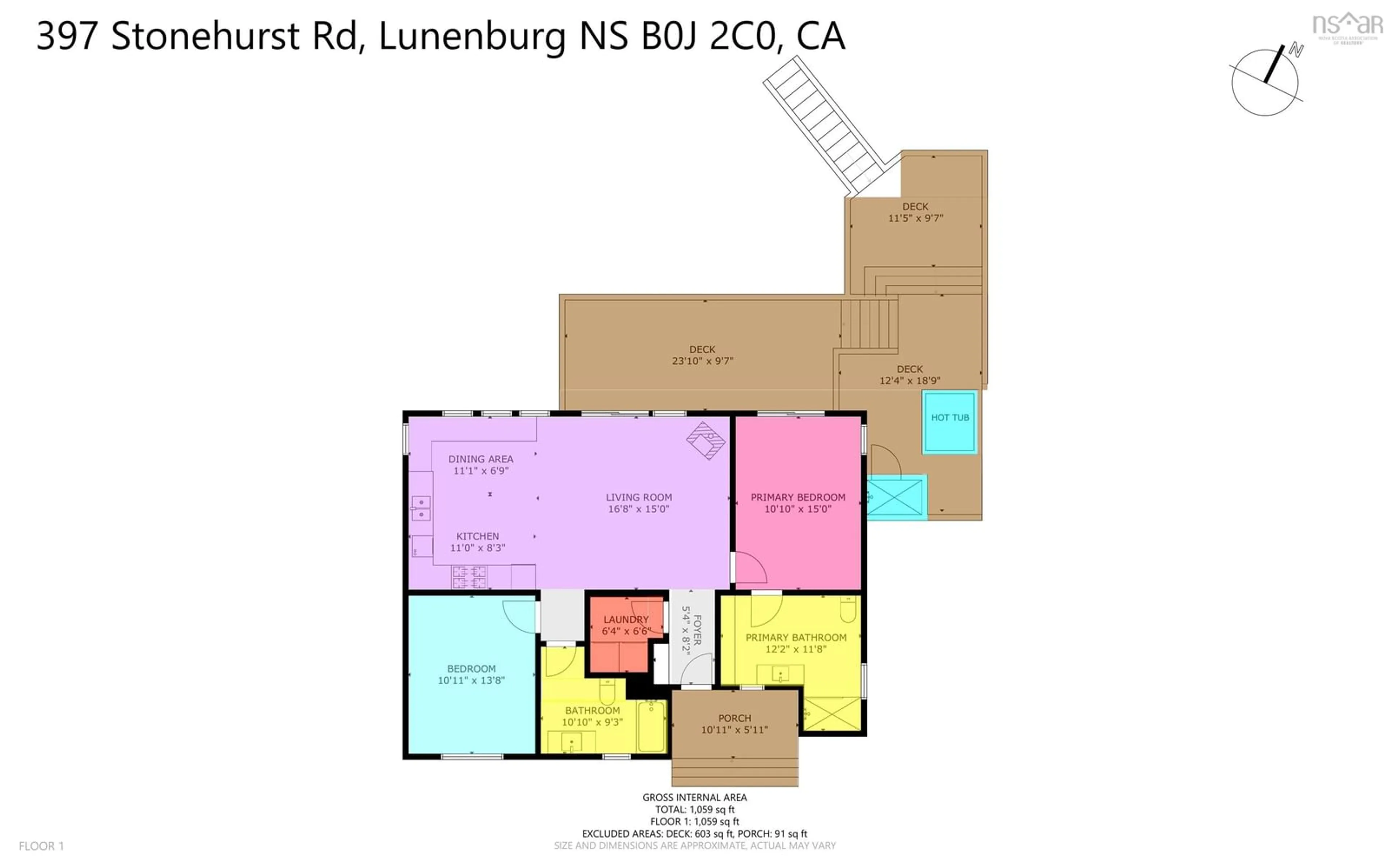 Floor plan for 397 Stonehurst Rd, Stonehurst North Nova Scotia B0J 2C0