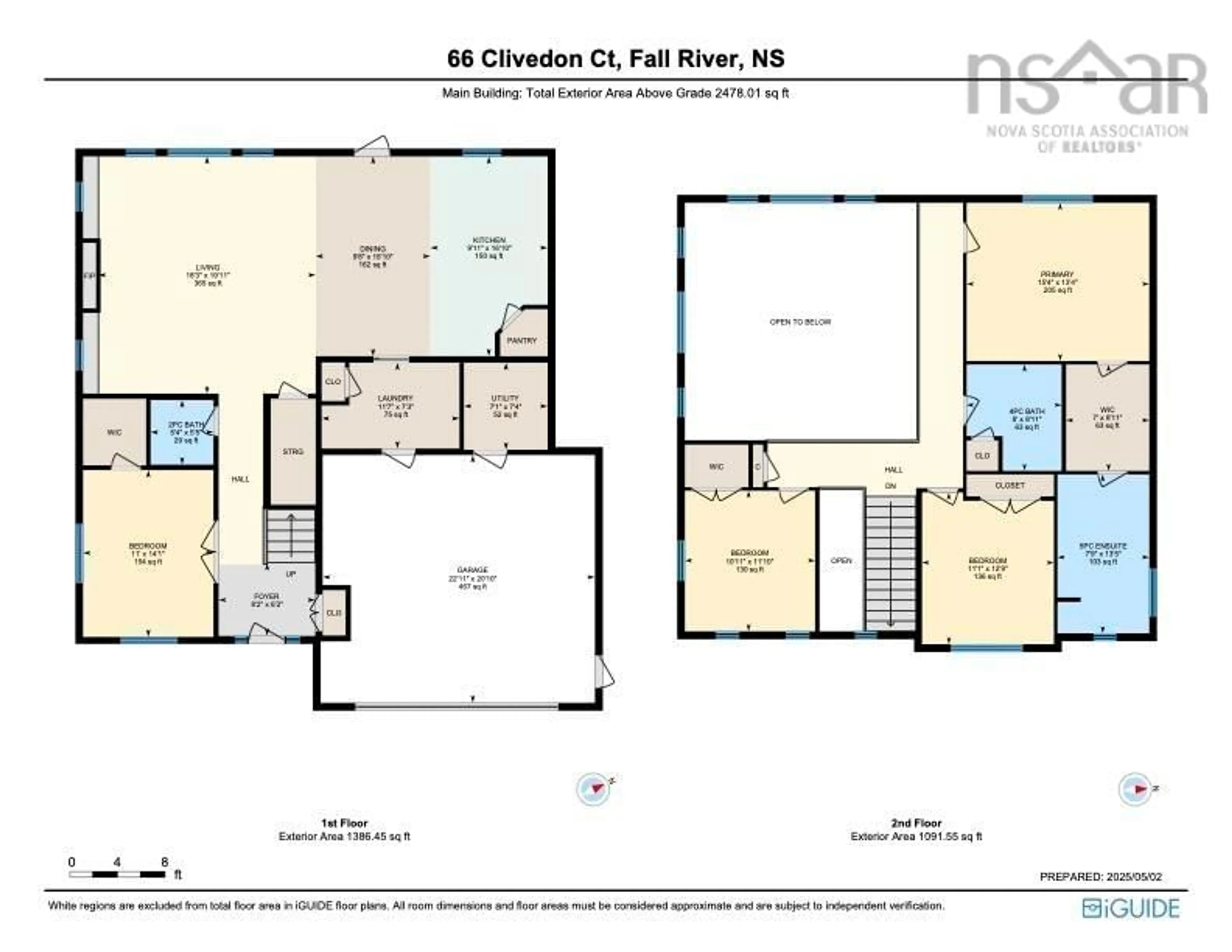 Floor plan for 66 Clivedon Crt, Fall River Nova Scotia B2T 0L5