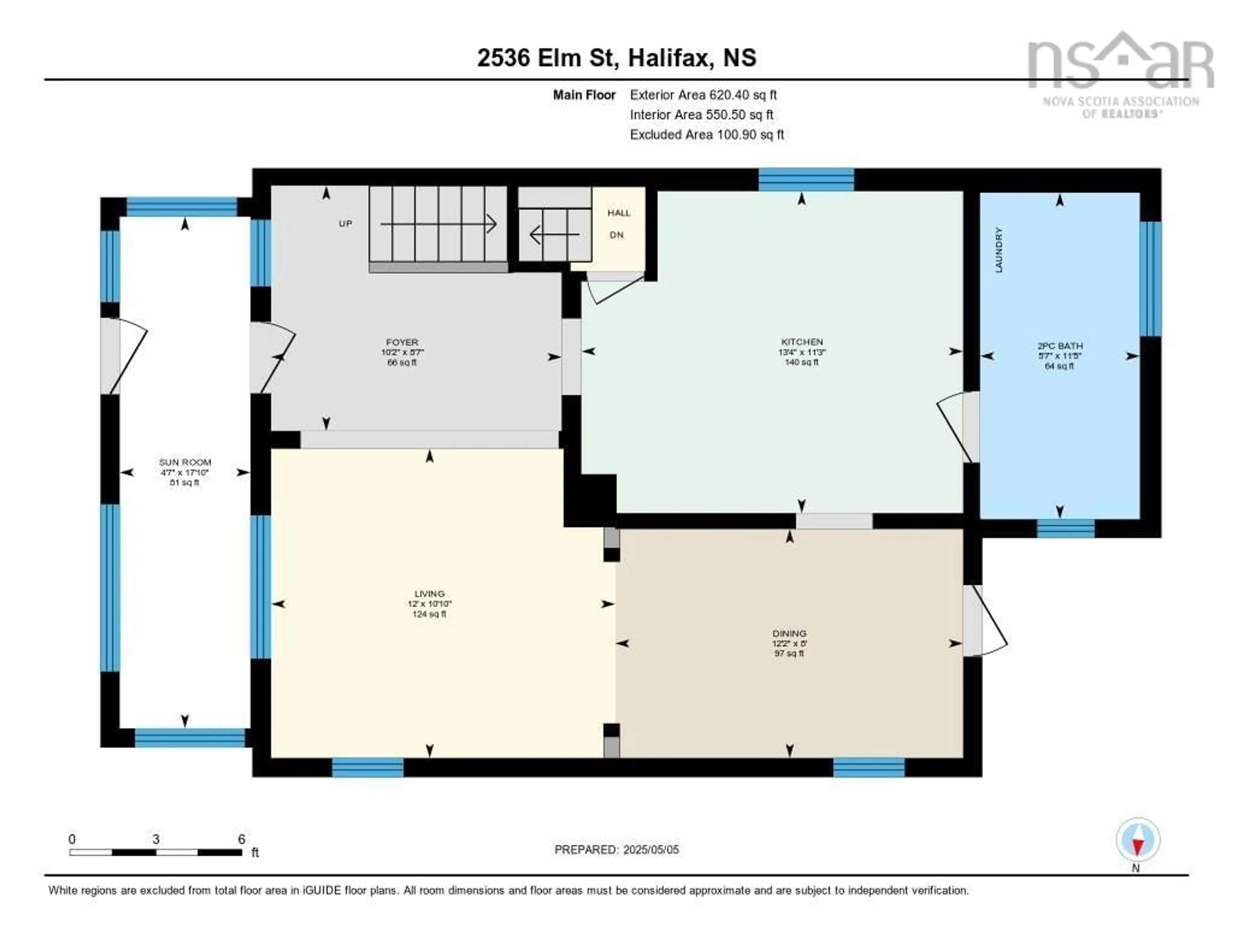 Floor plan for 2536 Elm St, Halifax Nova Scotia B3L 2Y4