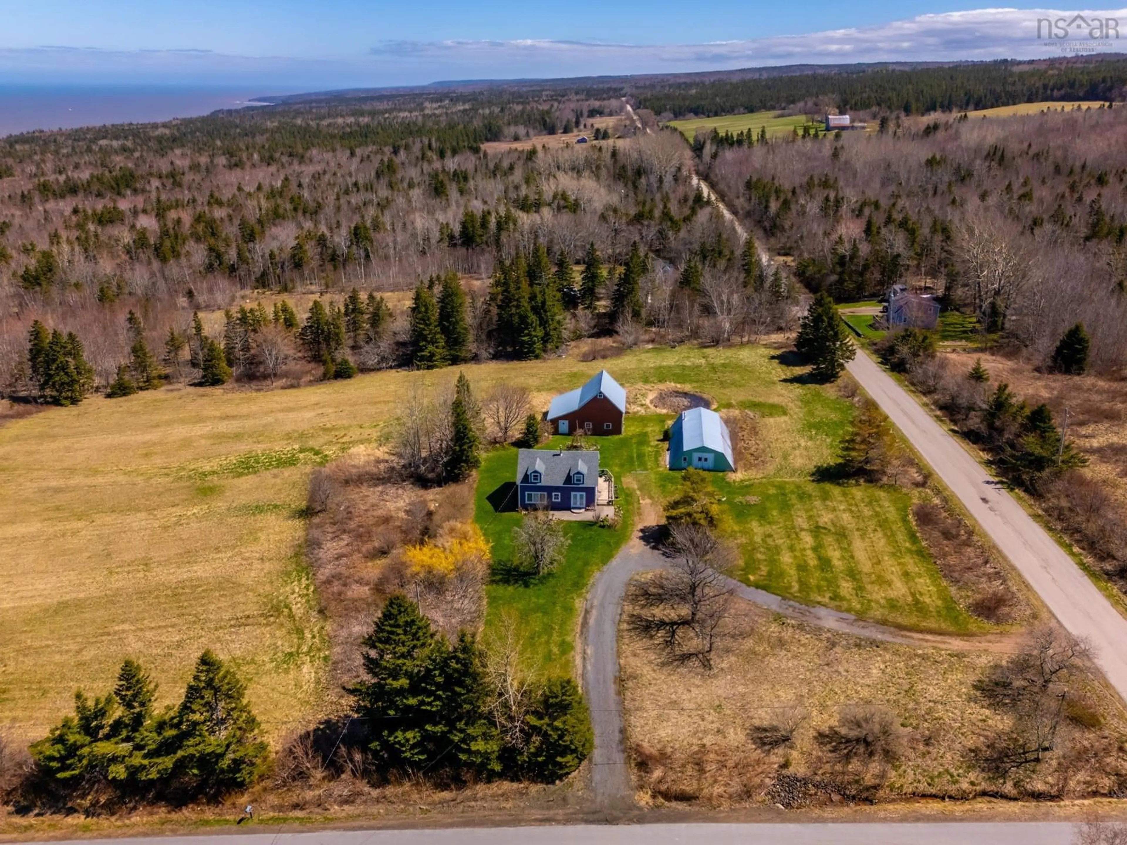 A pic from outside/outdoor area/front of a property/back of a property/a pic from drone, mountain view for 478 Port Lorne Rd, Port Lorne Nova Scotia B0S 1R0