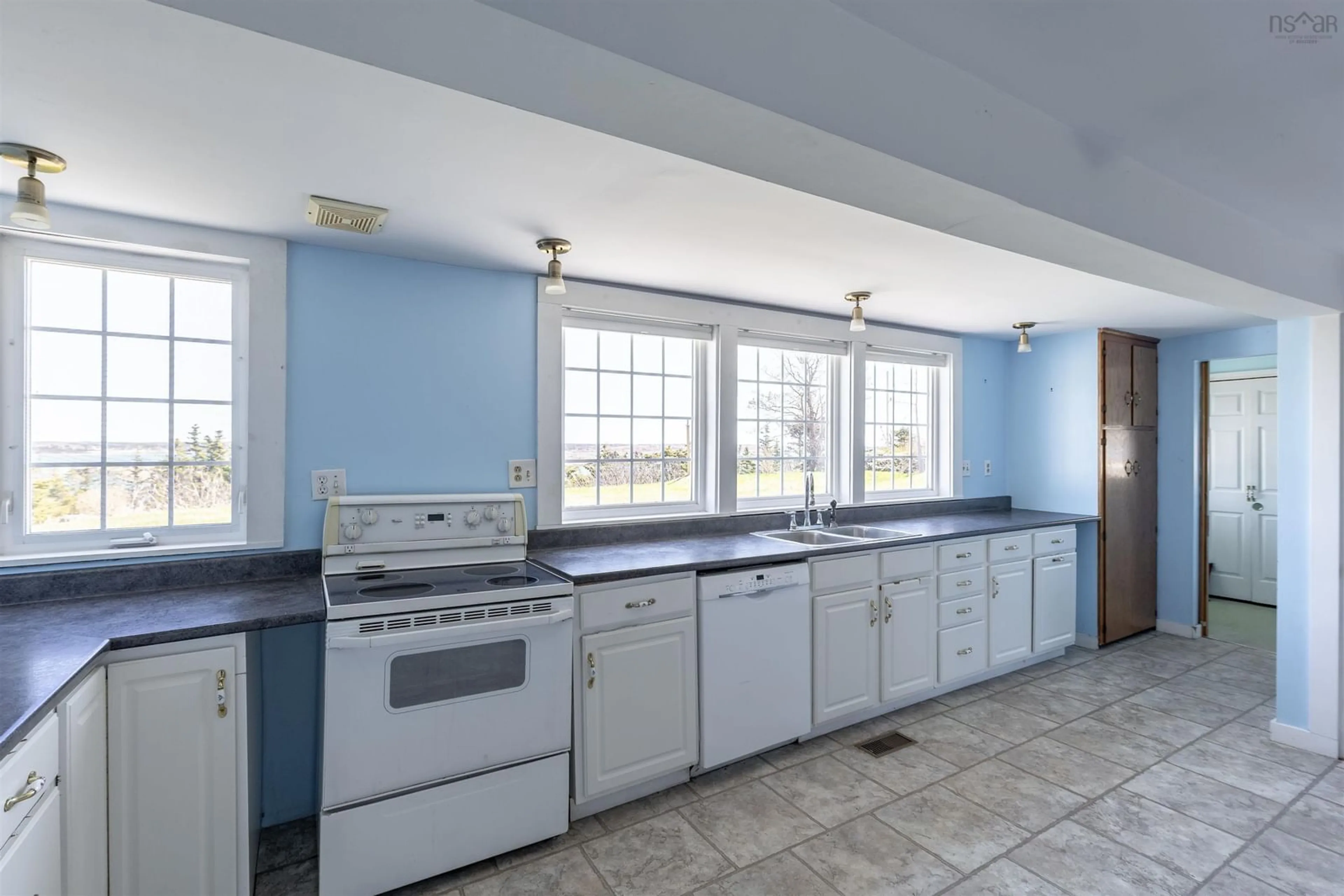 Standard kitchen, ceramic/tile floor for 1415 Highway 304, Cape Forchu Nova Scotia B5A 5G7