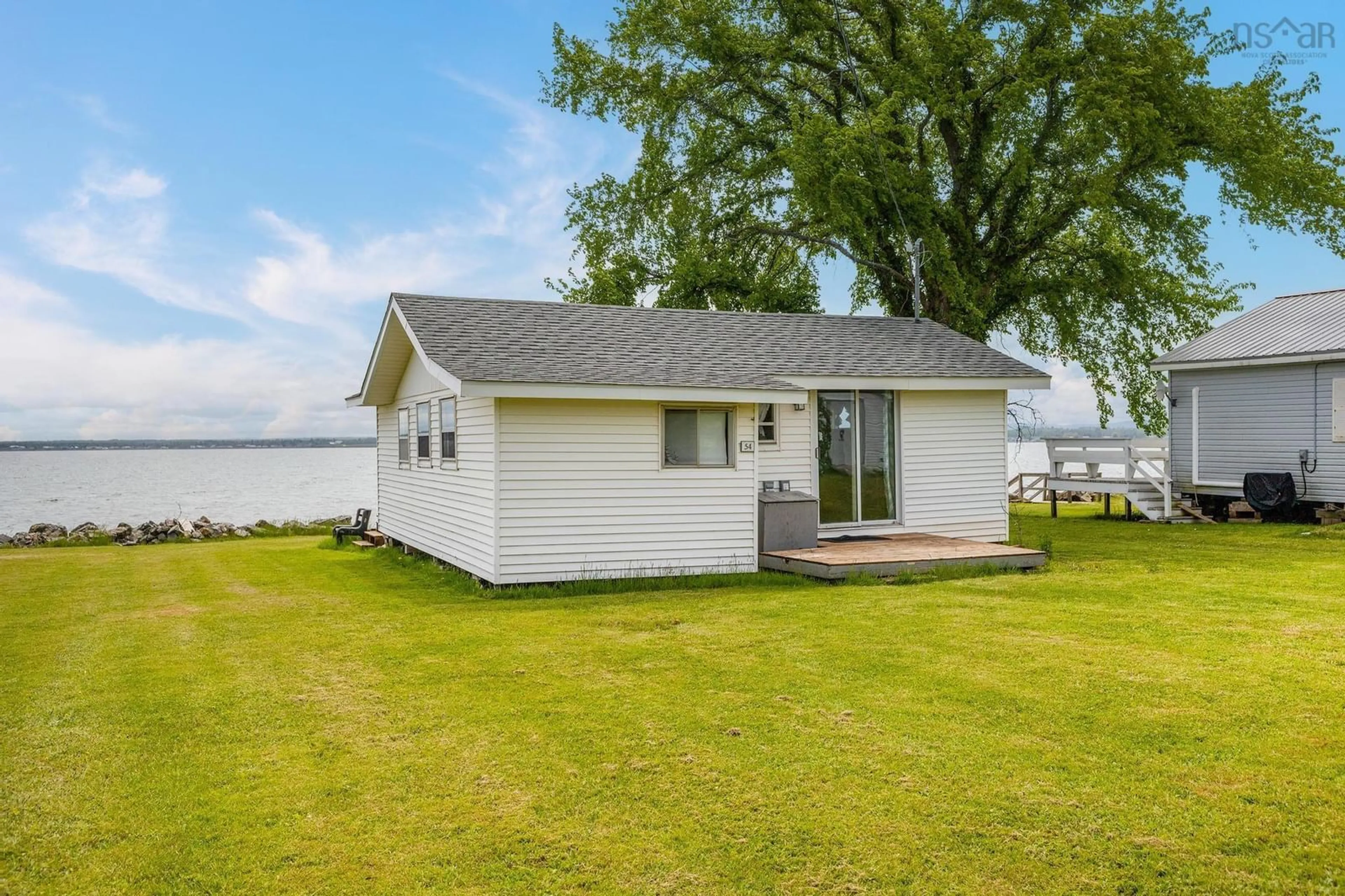 Home with vinyl exterior material, water/lake/river/ocean view for 54 Poplar Lane, Brule Point Nova Scotia B0K 1V0