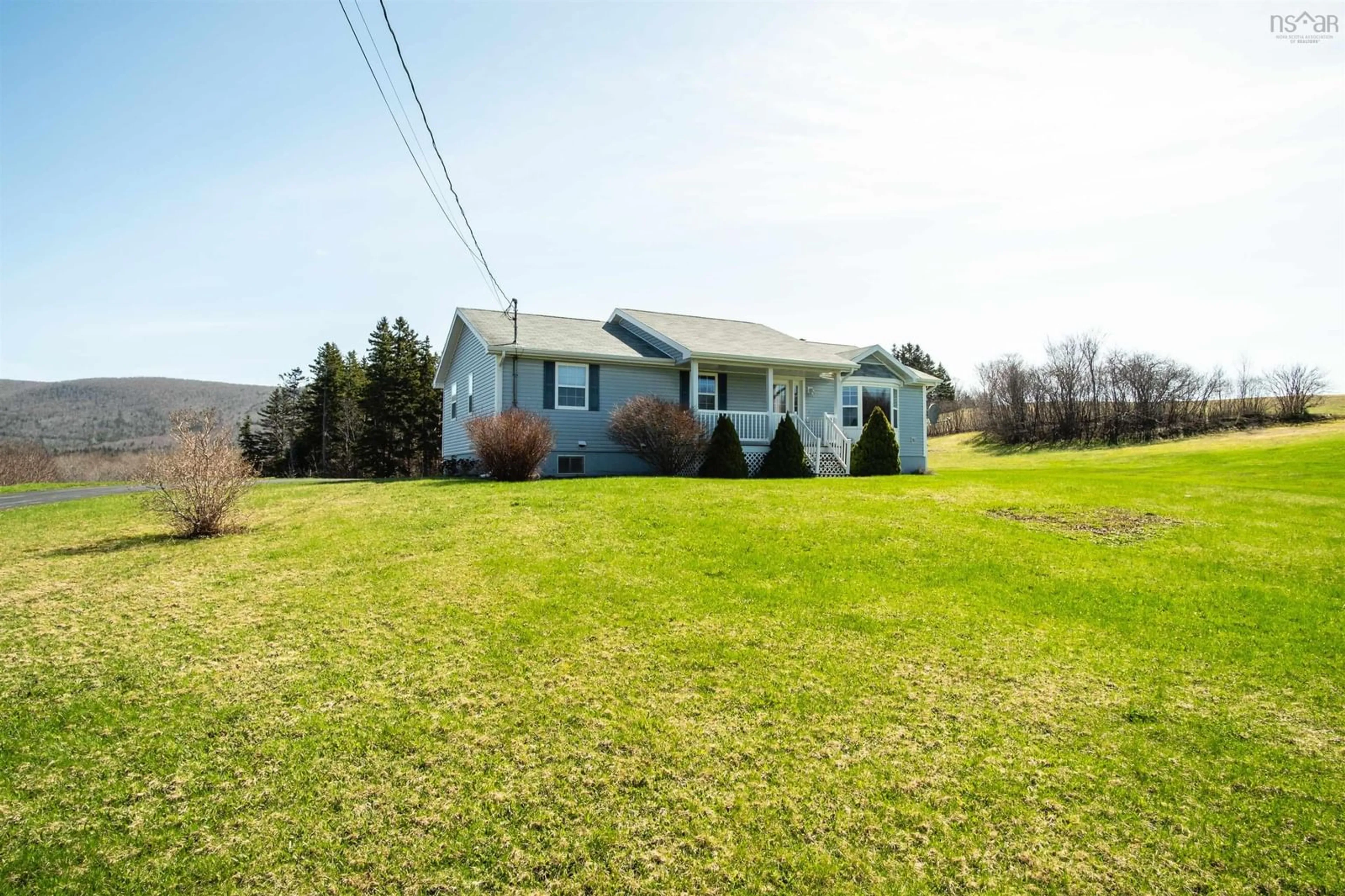 A pic from outside/outdoor area/front of a property/back of a property/a pic from drone, unknown for 7966 Cabot Trail Rd, Margaree Forks Nova Scotia B0E 2A0